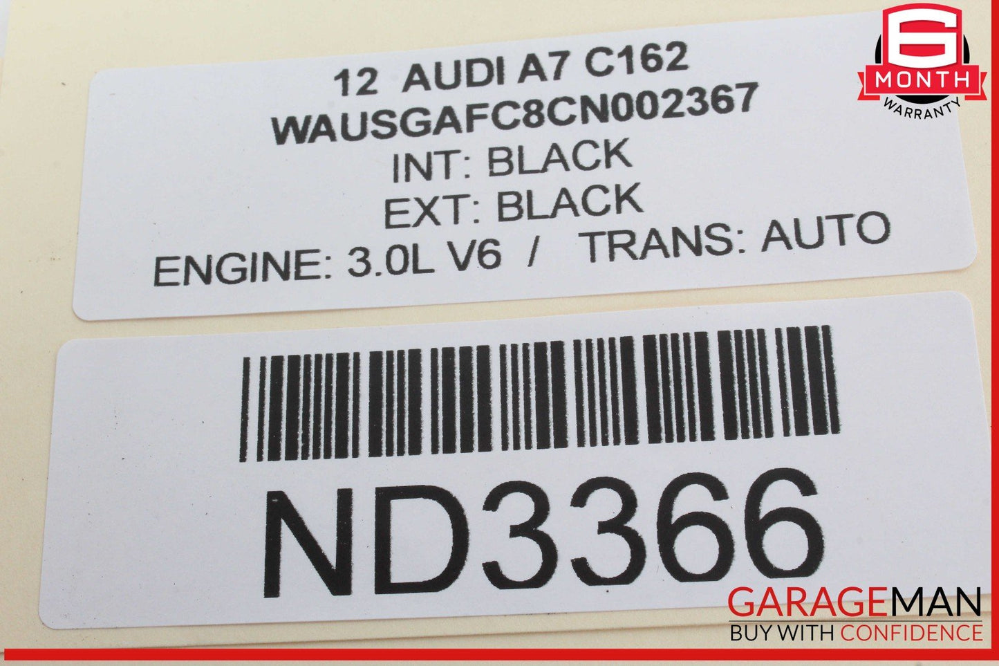 12-18 Audi A6 Windshield Washer Fluid Reservoir Tank Filler Neck Assembly OEM