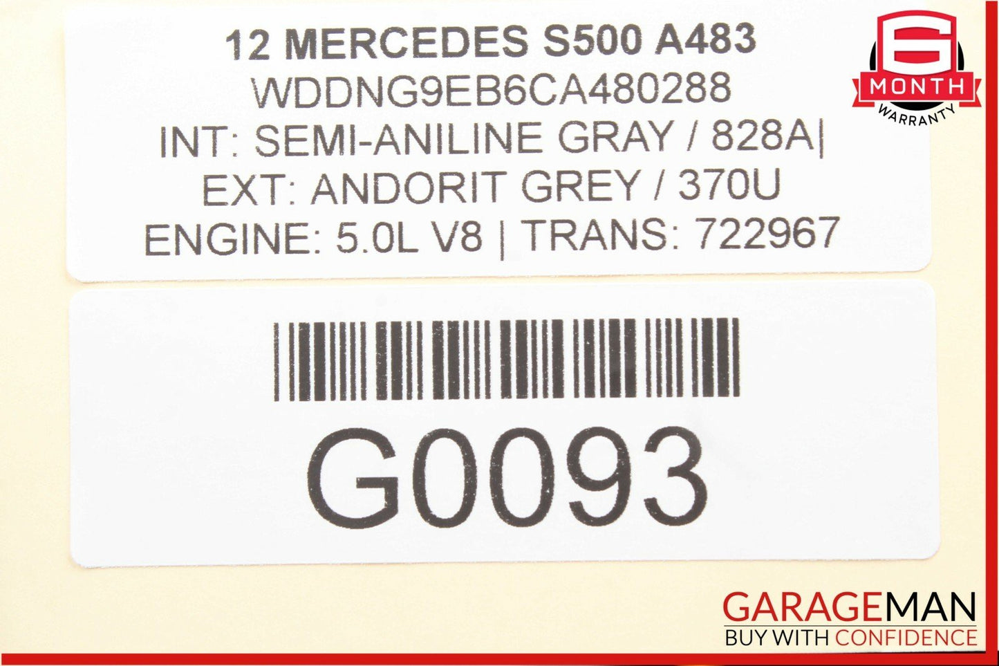 07-13 Mercedes W221 S550 CL600 Front Right Side Dash AC A/C Air Vent Trim Grey