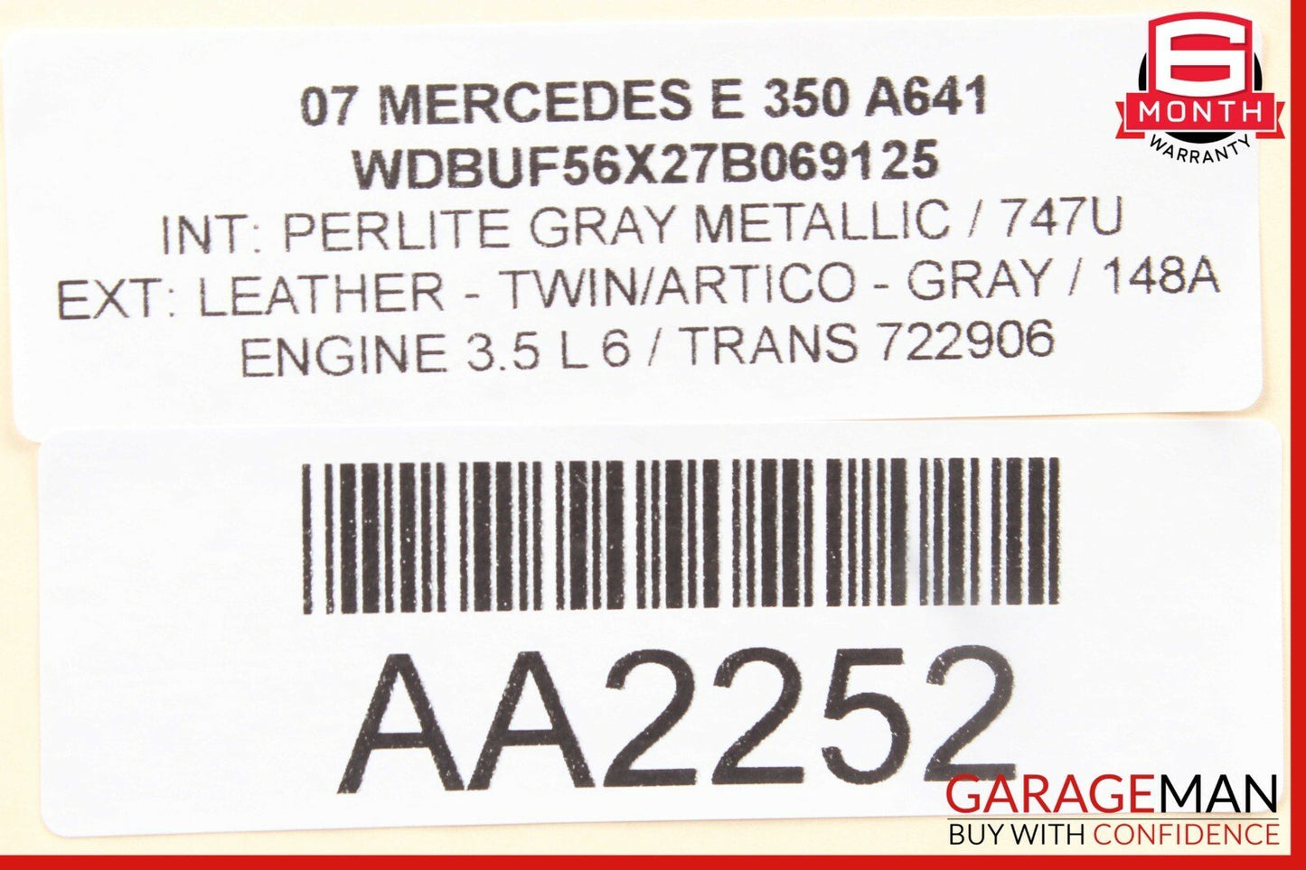 03-09 Mercedes W211 E320 E350 E500 Rear Left Side Door Lock Latch Actuator OEM