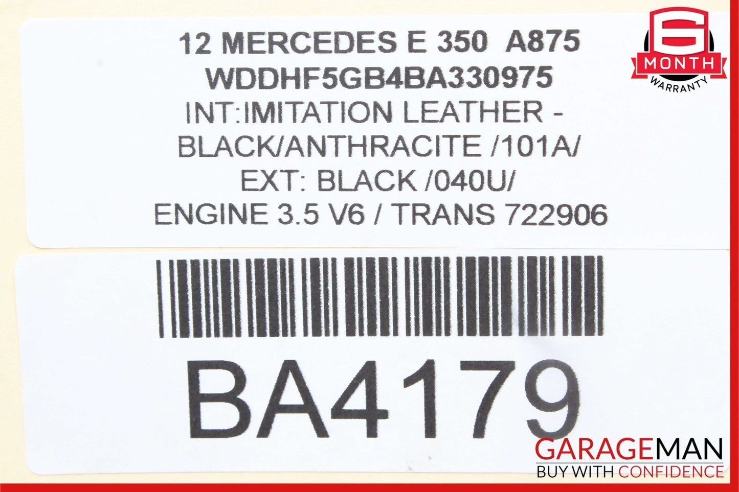 08-20 Mercedes E350 SLK250 C300 Front Right Passenger Side Seat Control Module