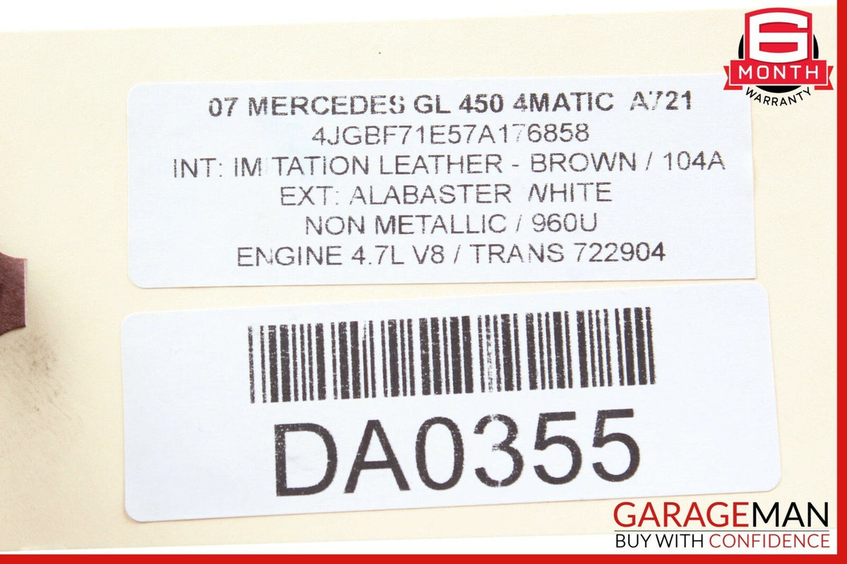 06-12 Mercedes X164 GL450 Rear Left/ Right Side Suspension Upper Control Arm