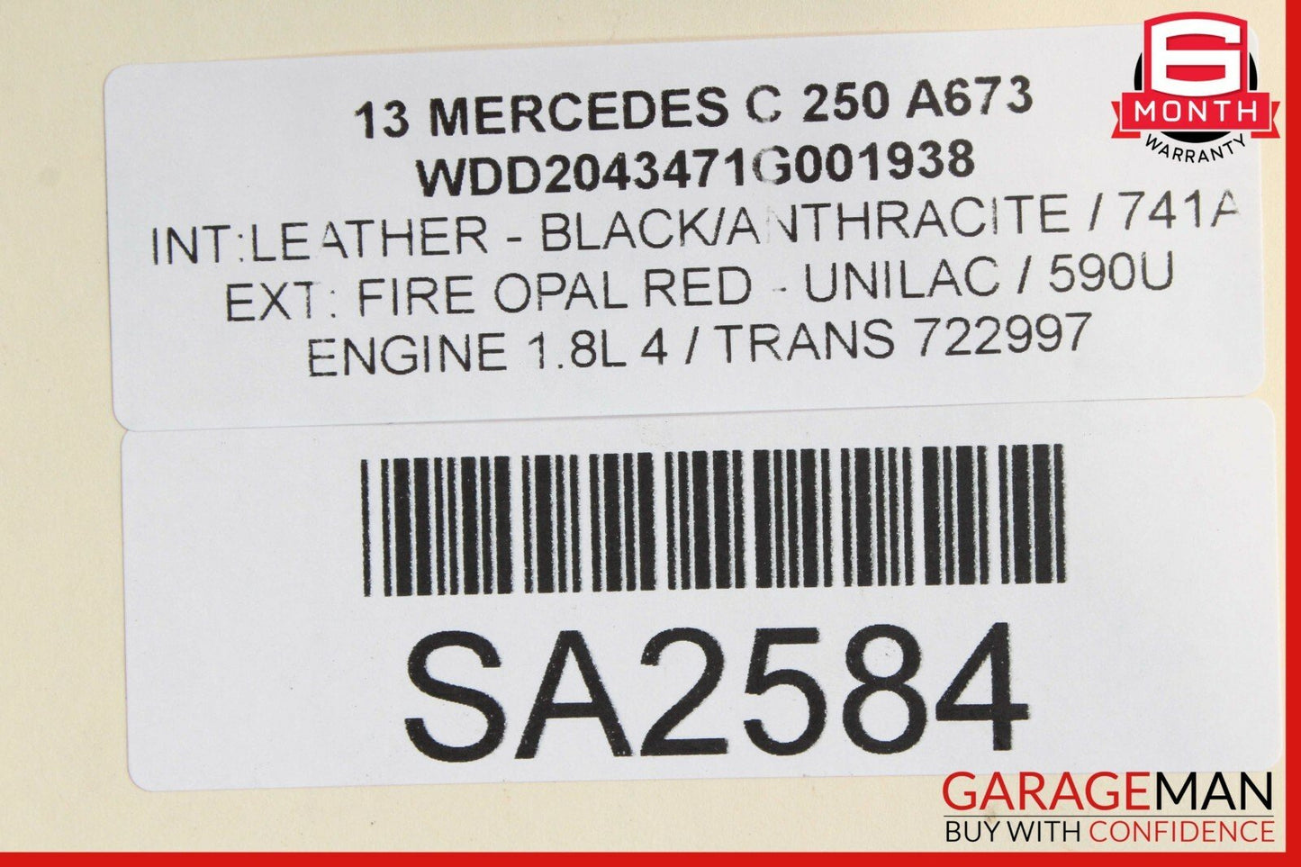 12-14 Mercedes W204 C250 C350 Dash Dashboard Instrument Panel Trim Assembly