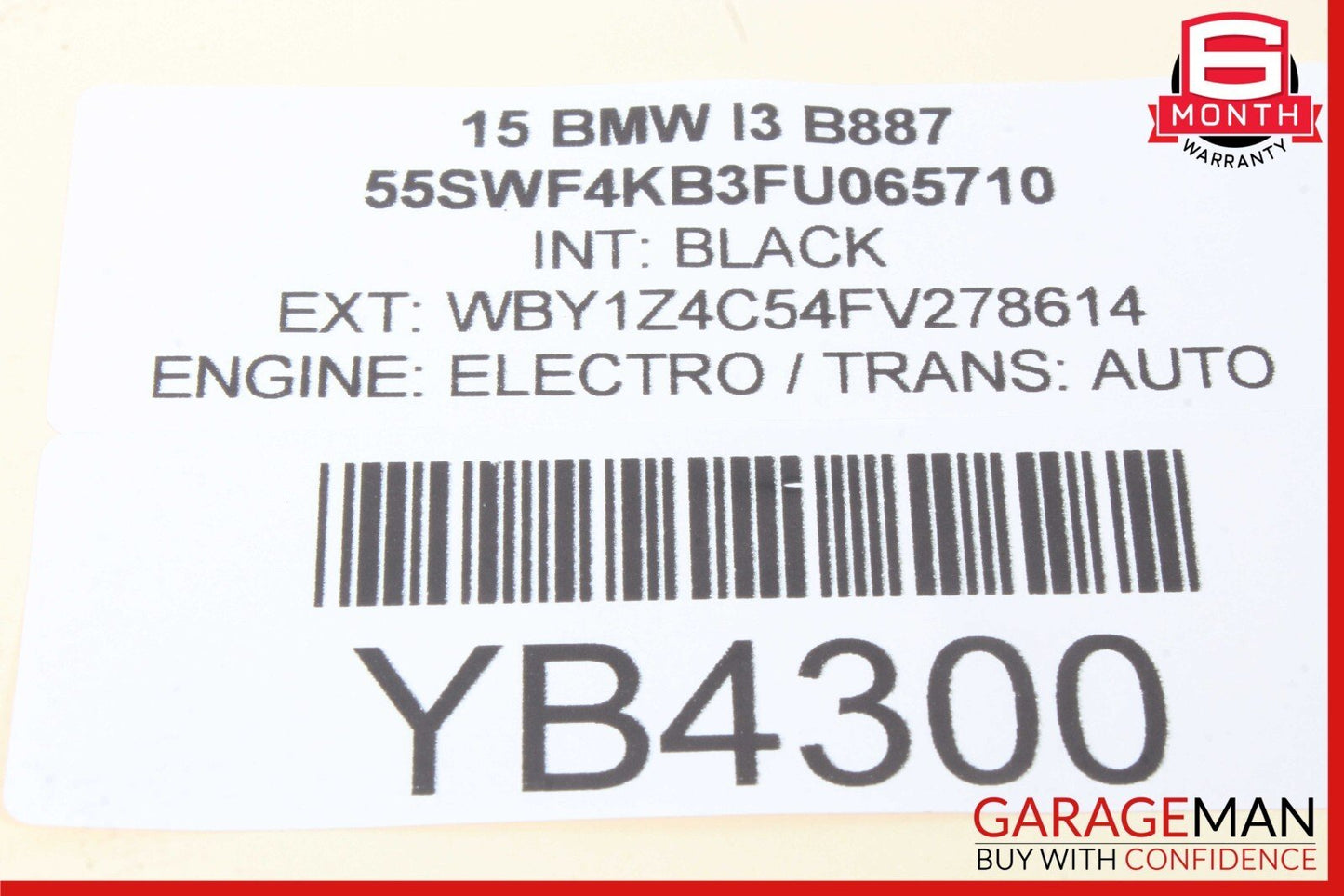 14-21 BMW i3 I01 Hybrid Headlight Lamp Control Switch OEM