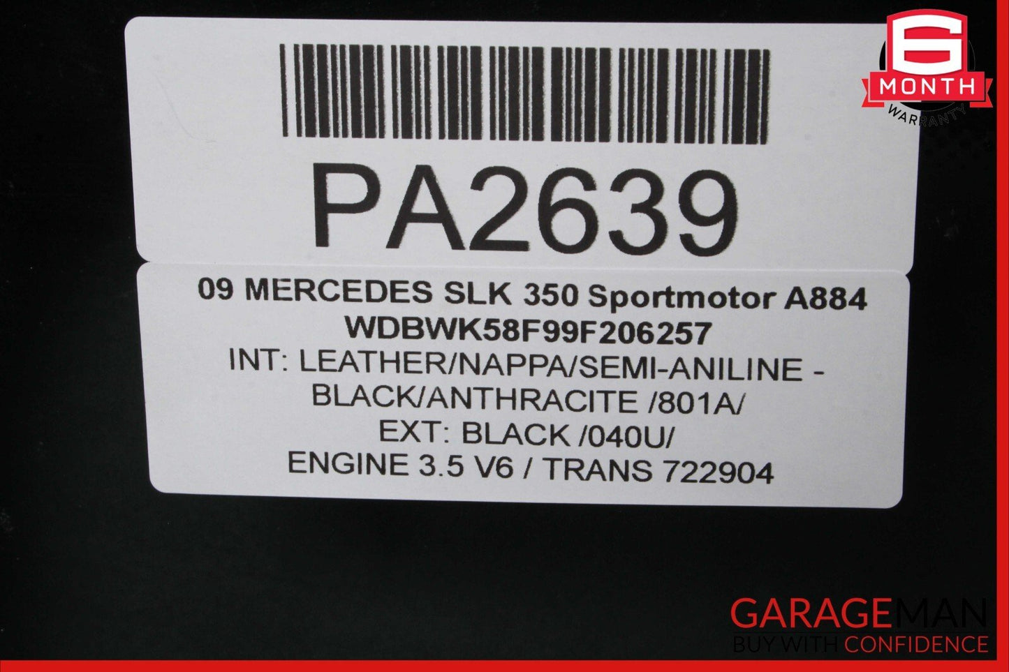 05-11 Mercedes R171 SLK280 SLK350 Front Windshield Wind Shield Auto Glass