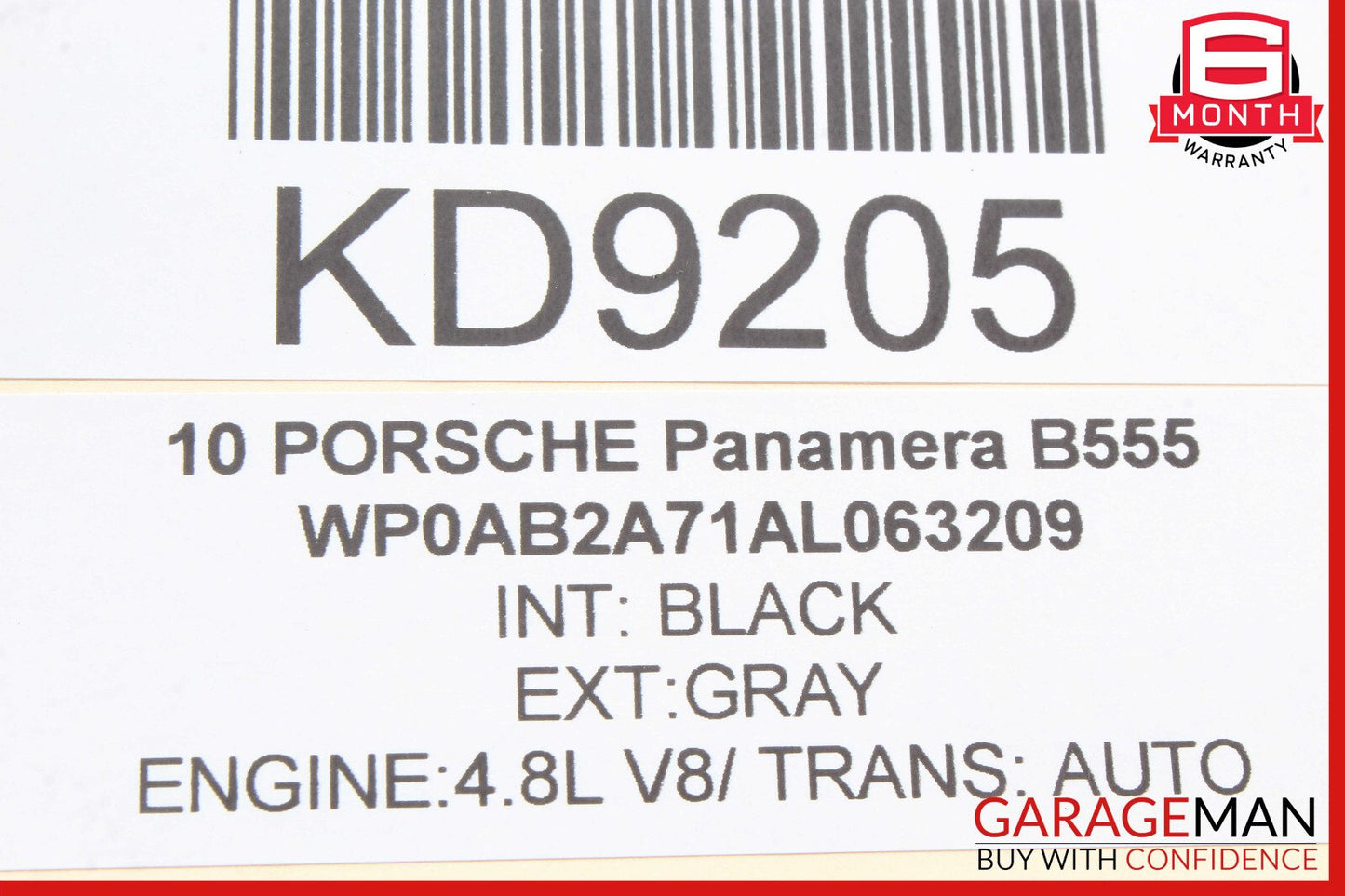 10-15 Porsche Panamera 970 Left Dashboard Upper Air Vent Grille OEM