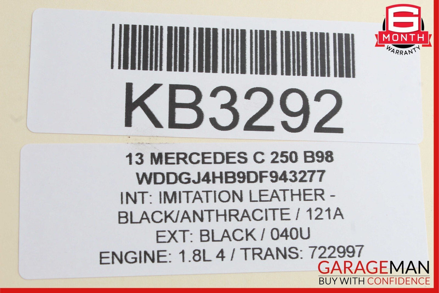 08-18 Mercedes W204 C250 C300 C350 Front Right Door Lock Latch Actuator OEM