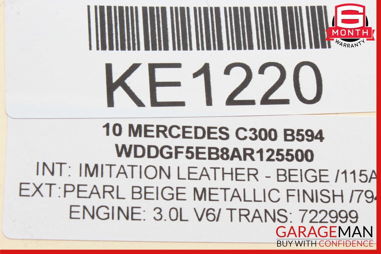 08-14 Mercedes W204 C300 Dash GPS Navigation Screen Display Monitor Aftermarket