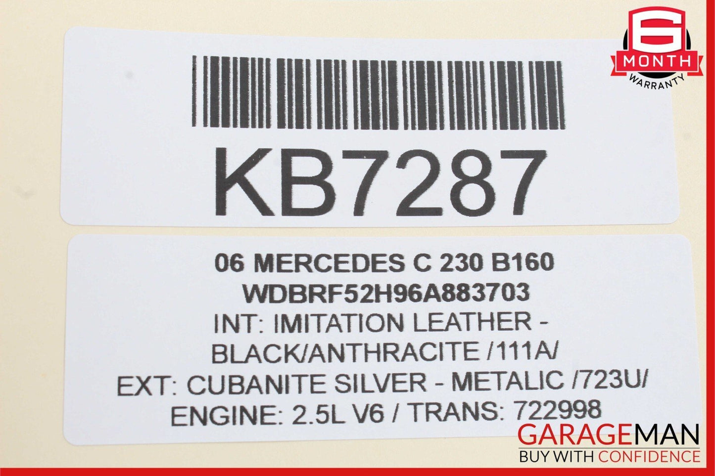 05-07 Mercedes W203 C230 C350 Radio Stereo Audio Head Unit AM FM CD Player OEM