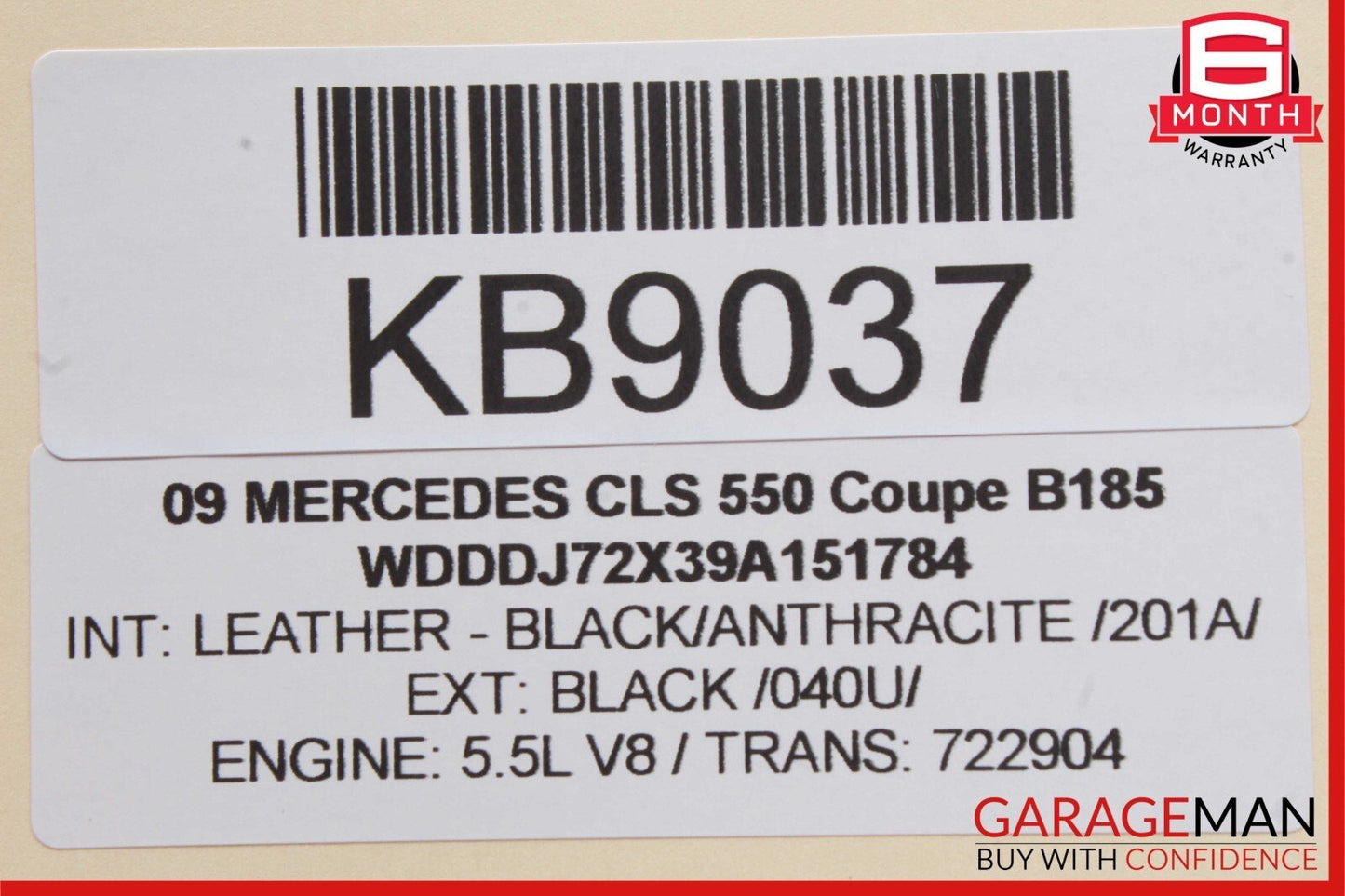 06-11 Mercedes W219 CLS500 CLS550 Interior Dome Map Light Lamp Switch Gray OEM