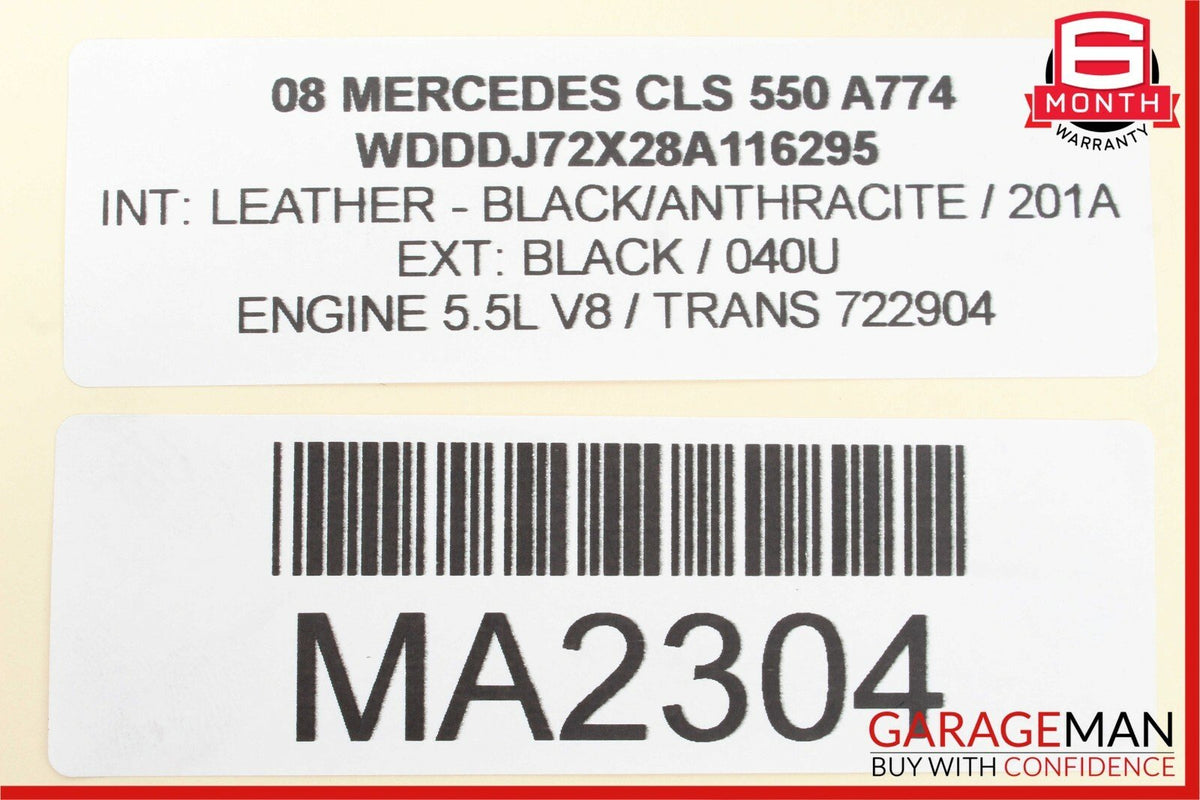 06-11 Mercedes W219 CLS550 E550 Rear Left/ Right Door Keyless Go Control Module