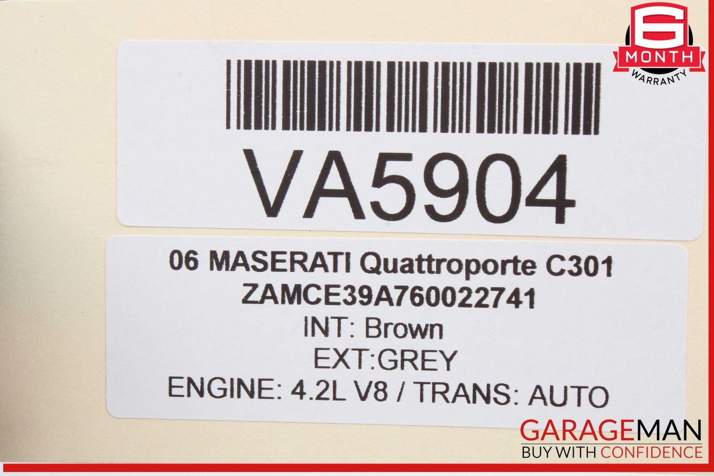 03-08 Maserati Quattroporte M139 Rear Bumper Parking Sensor Wiring Harness OEM