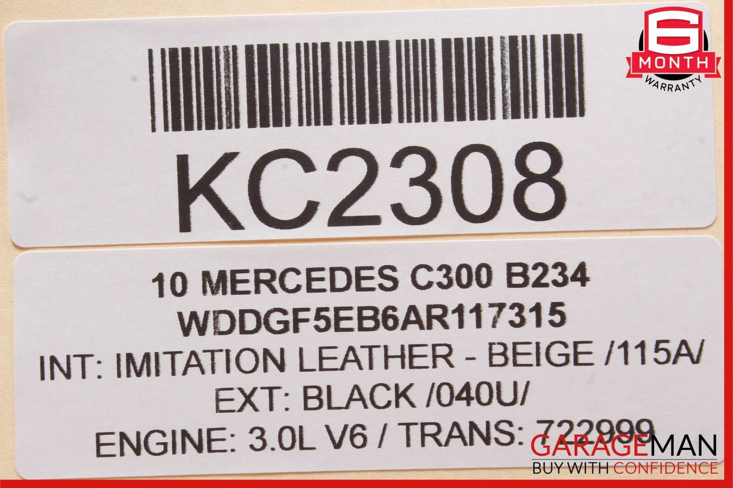 08-14 Mercedes W204 C300 C350 Center Console Gear Shift Trim Cover Bezel Wood