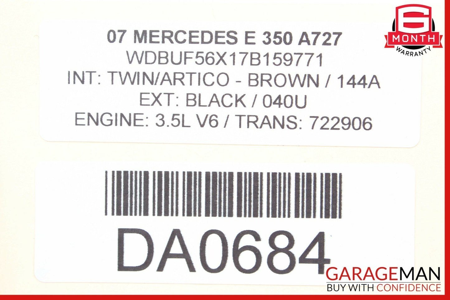 03-12 Mercedes W211 E350 SLK280 GL550 E320 Seat Control Module Left Side OEM