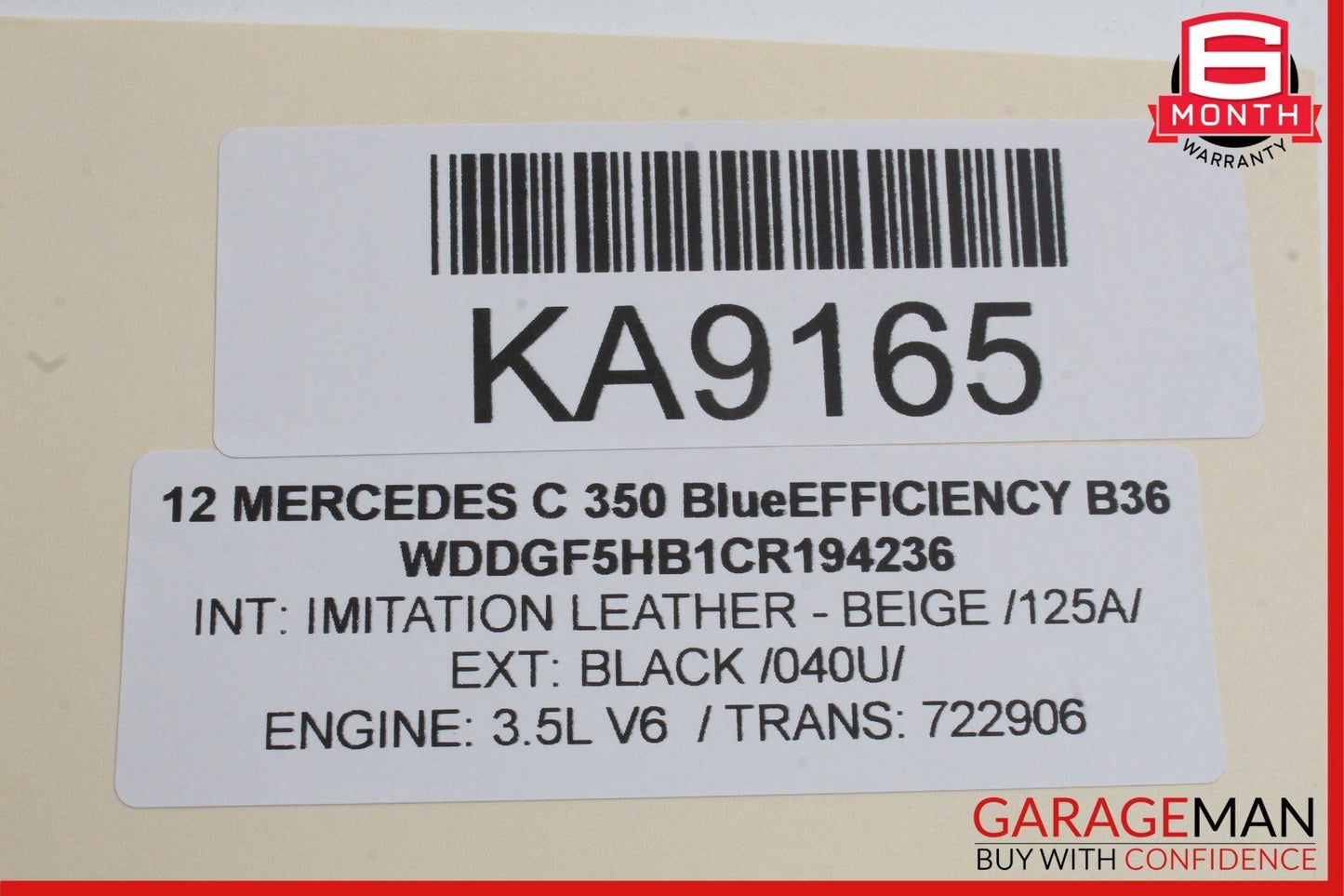 08-14 Mercedes W204 C350 C250 Front Left Side Tweeter Speaker Cover Black OEM
