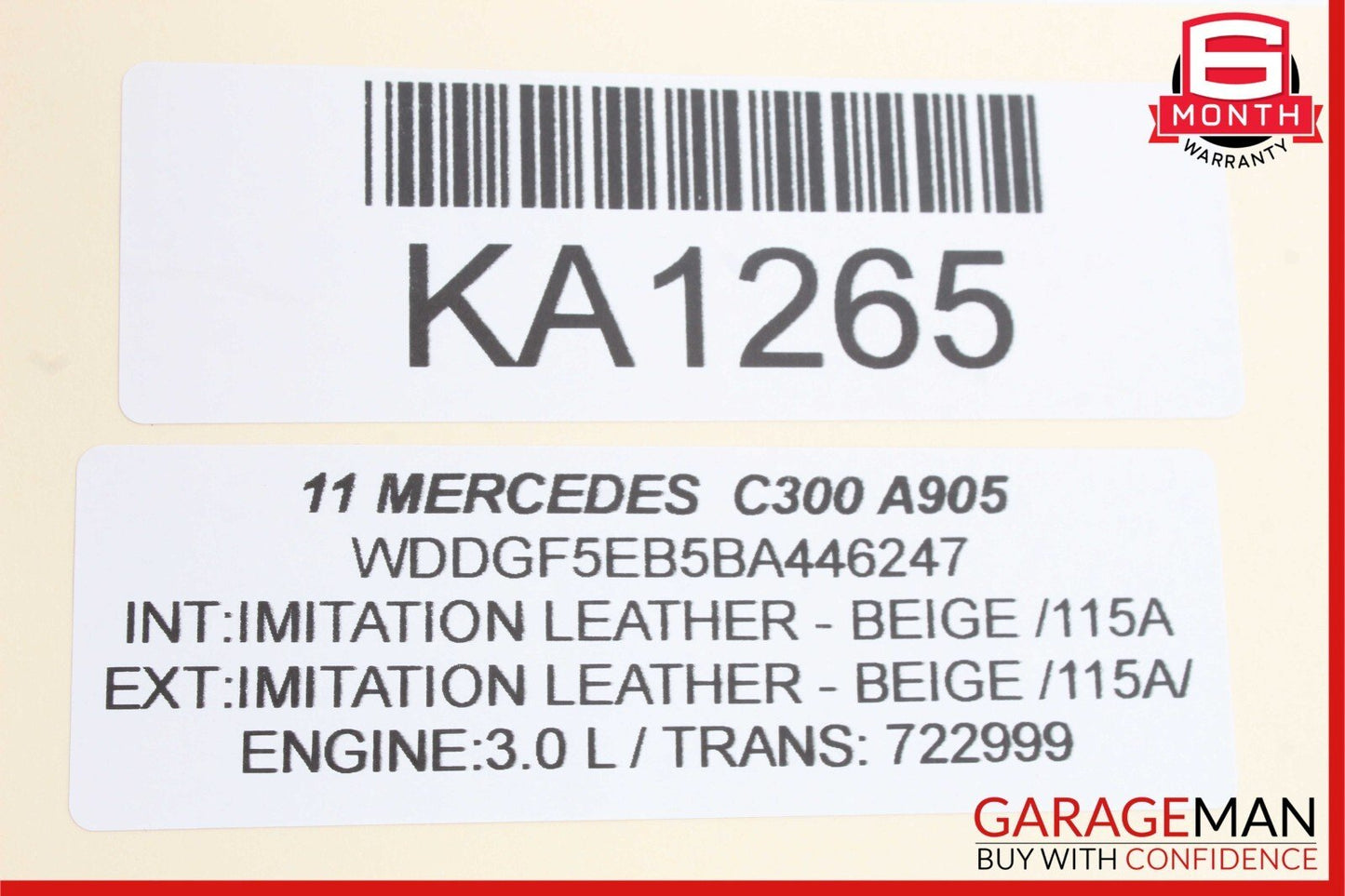 08-18 Mercedes W204 C300 E350 CLS550 Rear Left Side Door Control Module OEM