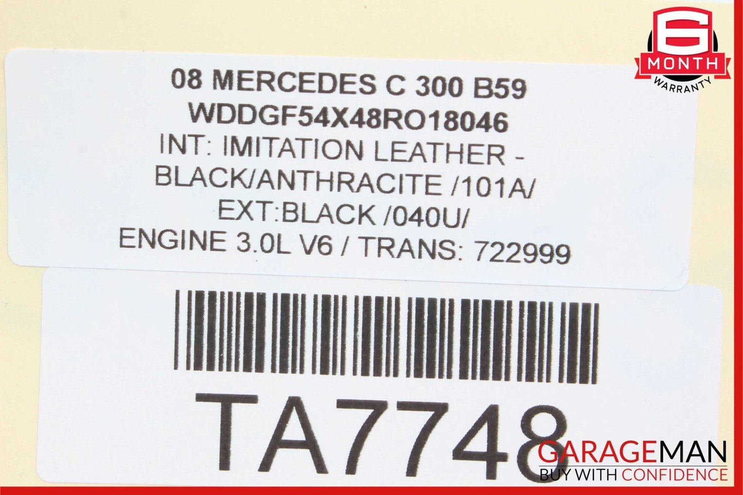 08-17 Mercedes W204 C250 C300 C350 Trunk Lid Latch Lock Actuator OEM