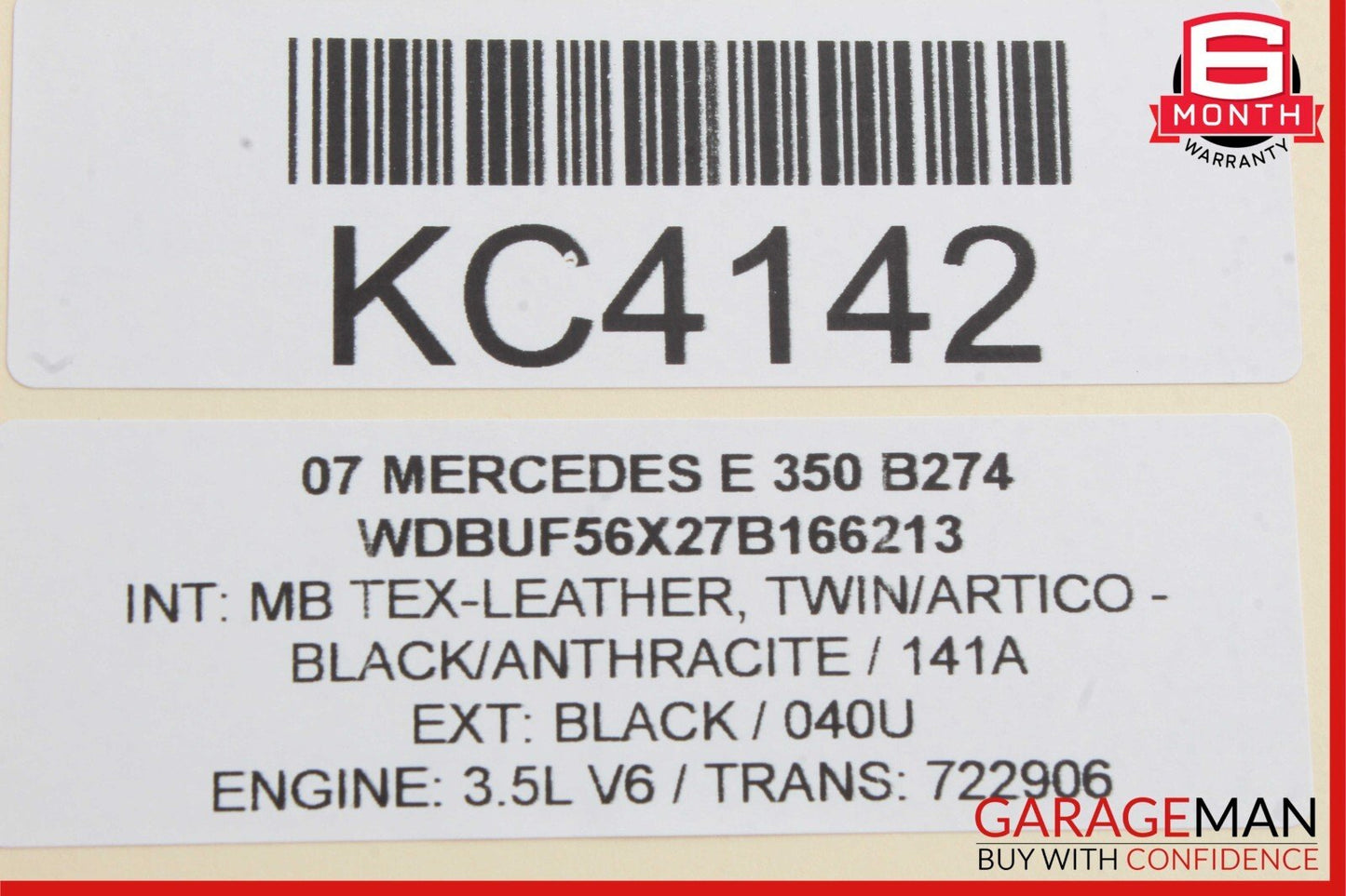 03-09 Mercedes W211 E350 E500 Rear Right Door Lock Actuator Side Keyless Go OEM
