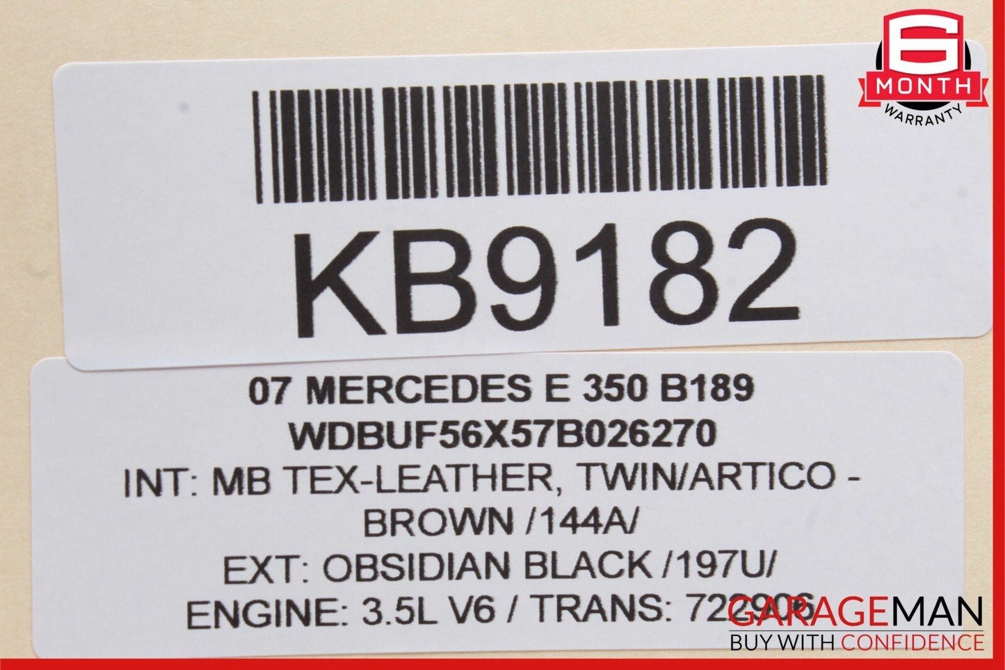 03-09 Mercedes W211 E350 E500 Rear Left Driver Side Door Controller Module Unit