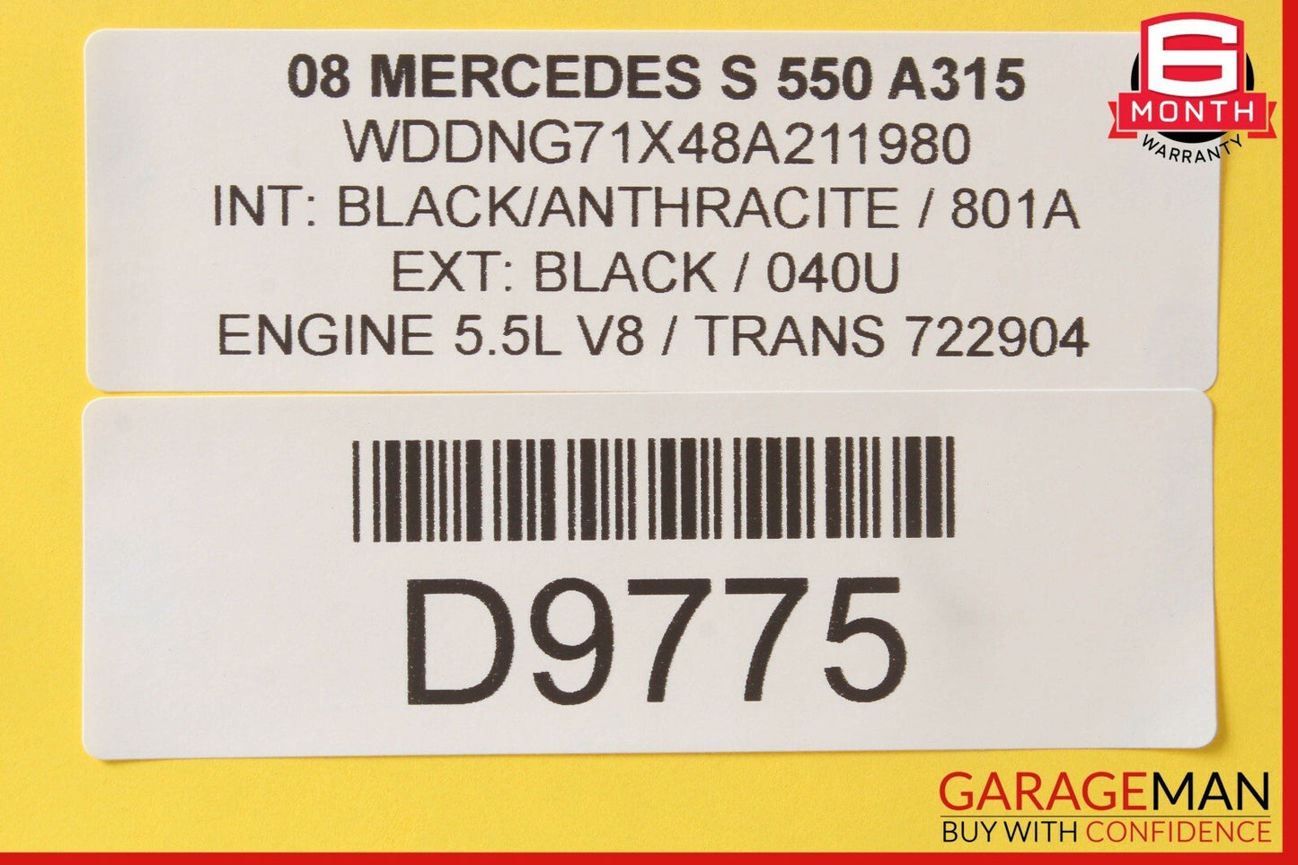 07-13 Mercedes W221 S550 S63 AMG Front Right Passenger Under Seat Control Unit