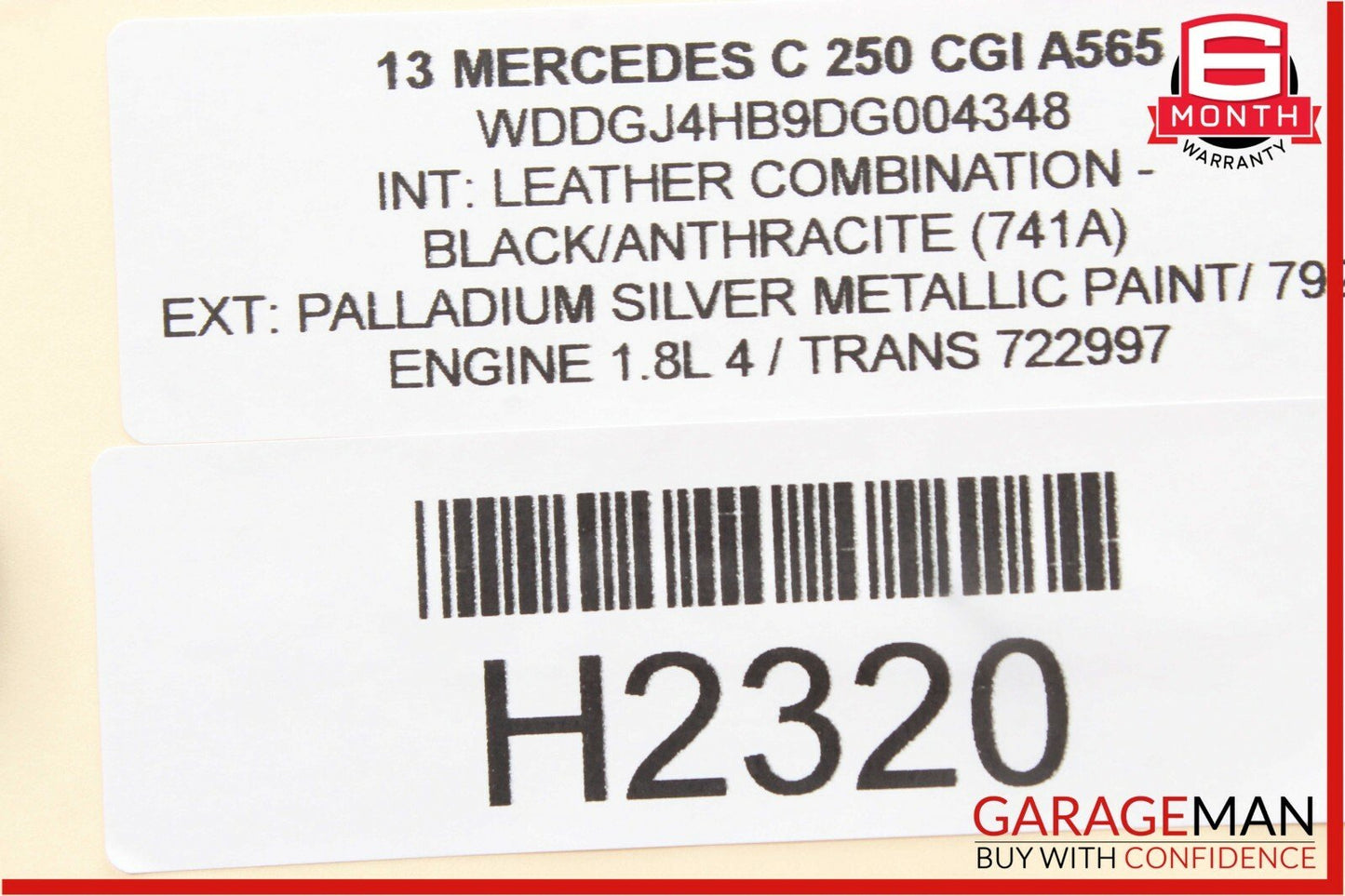 08-14 Mercedes W204 C300 C350 Front Right Side Door Control Module Unit