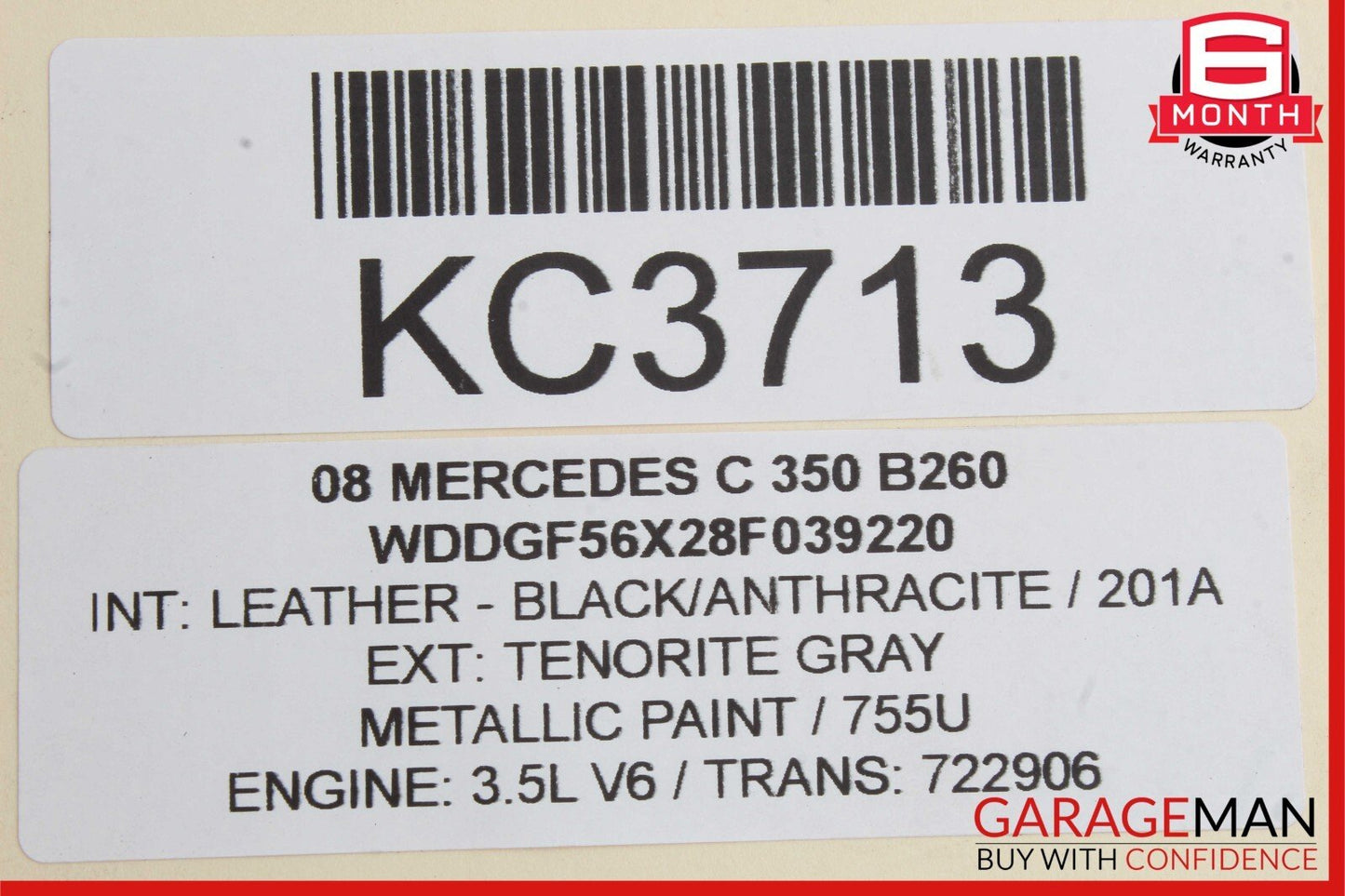08-14 Mercedes W204 C300 C350 Front Left Side Door Lock Latch Actuator OEM
