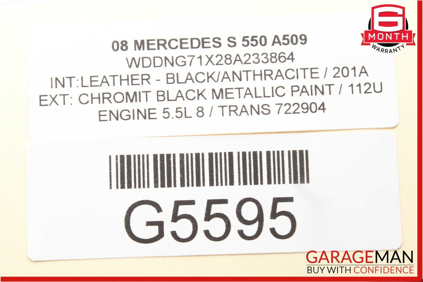 07-13 Mercedes CL550 S550 Rear Trunk Lid Switch Lock Unlock Release Handle OEM