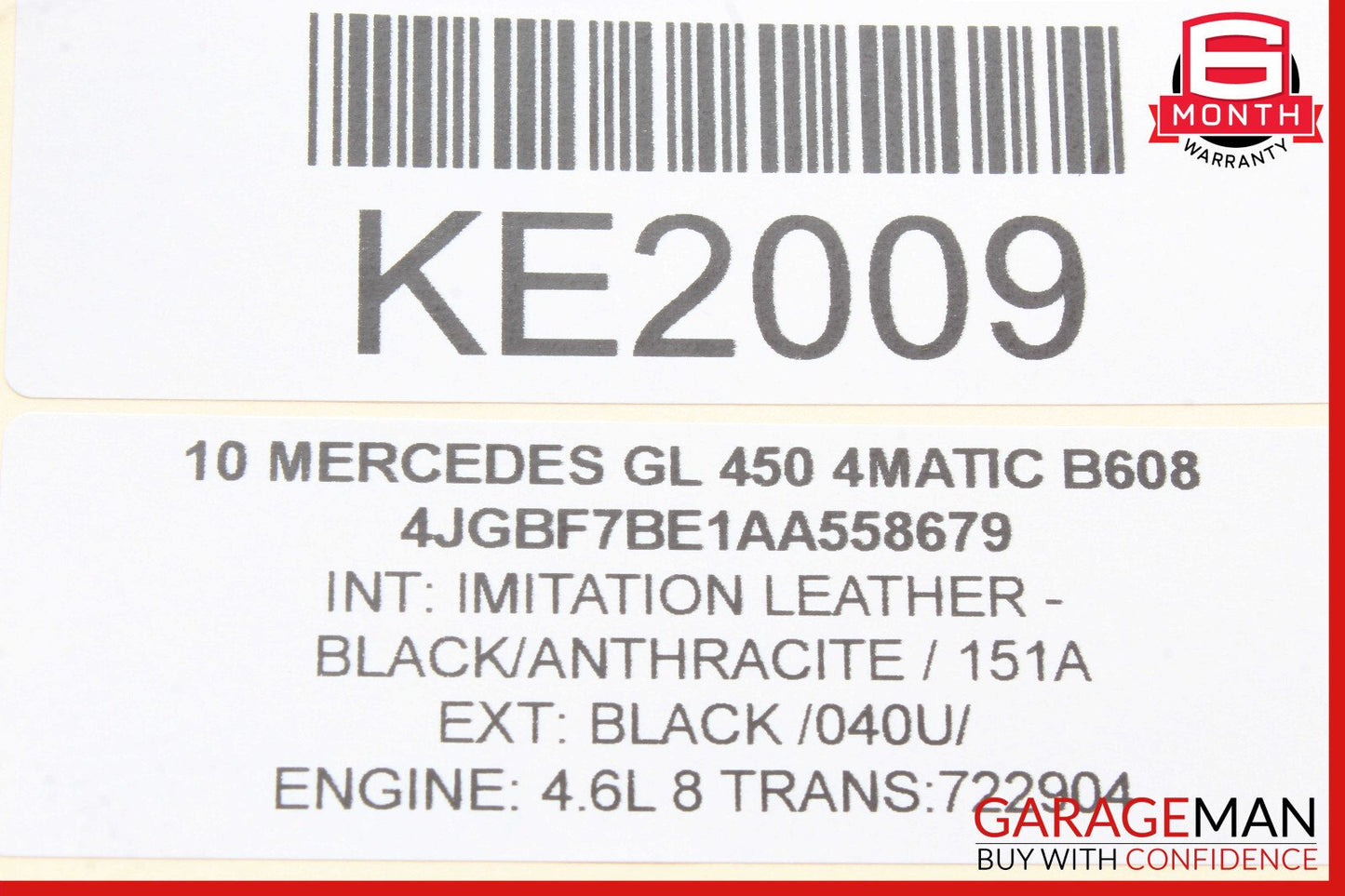 07-12 Mercedes X164 GL450 GL350 Third Seat Row Power Folding Control Module OEM