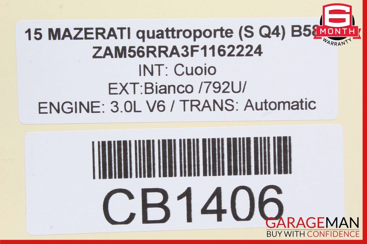 14-17 Maserati Quattroporte Auto Trans Transmission Gear Box Mounting Bracket