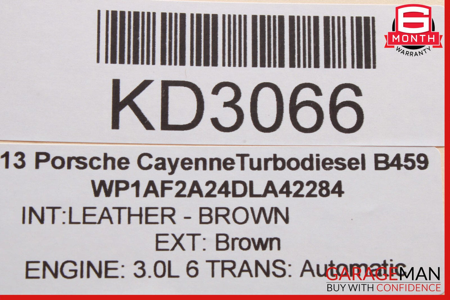 11-17 Porsche Cayenne 958 Front Left / Right Suspension Upper Control Arm OEM