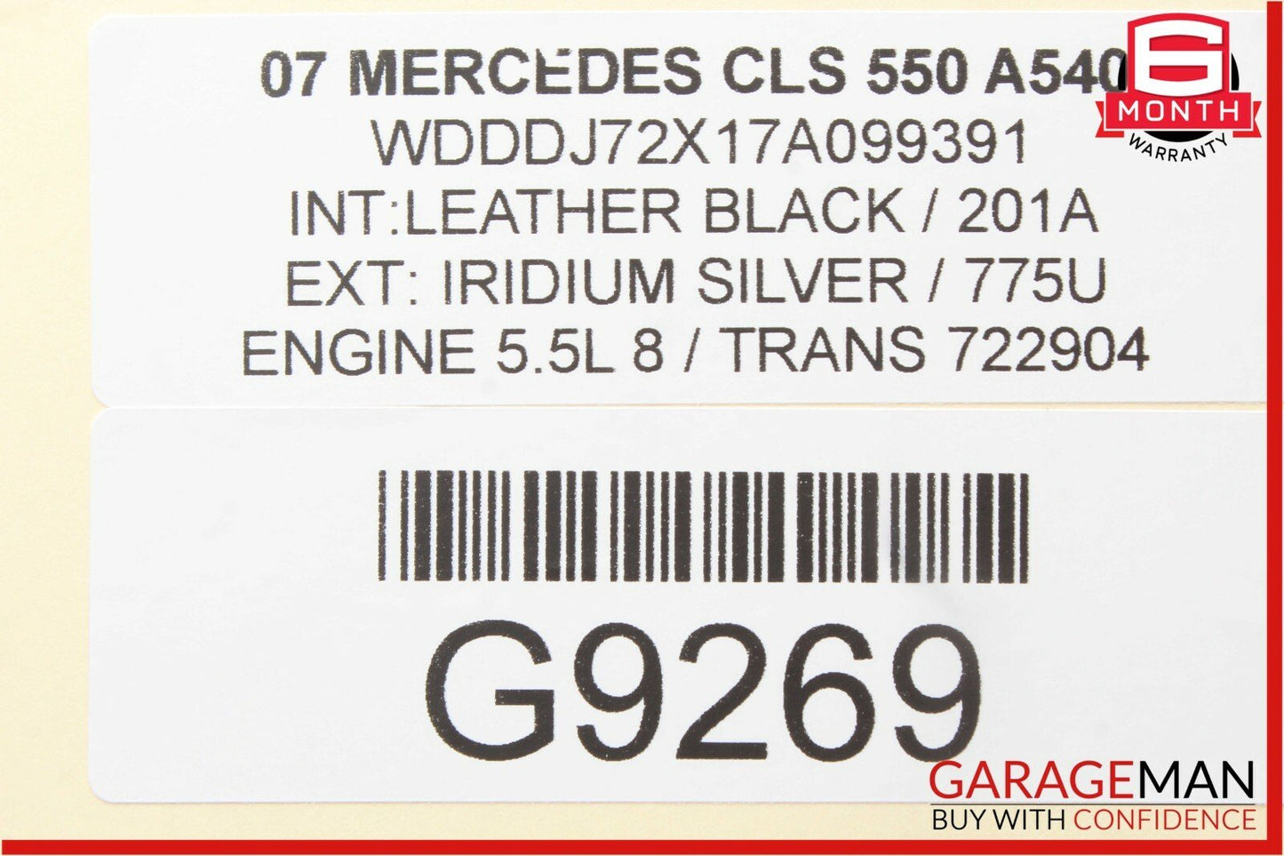 03-08 Mercedes CLS550 ML550 E63 AMG Sirius Satellite Radio Receiver Module Unit