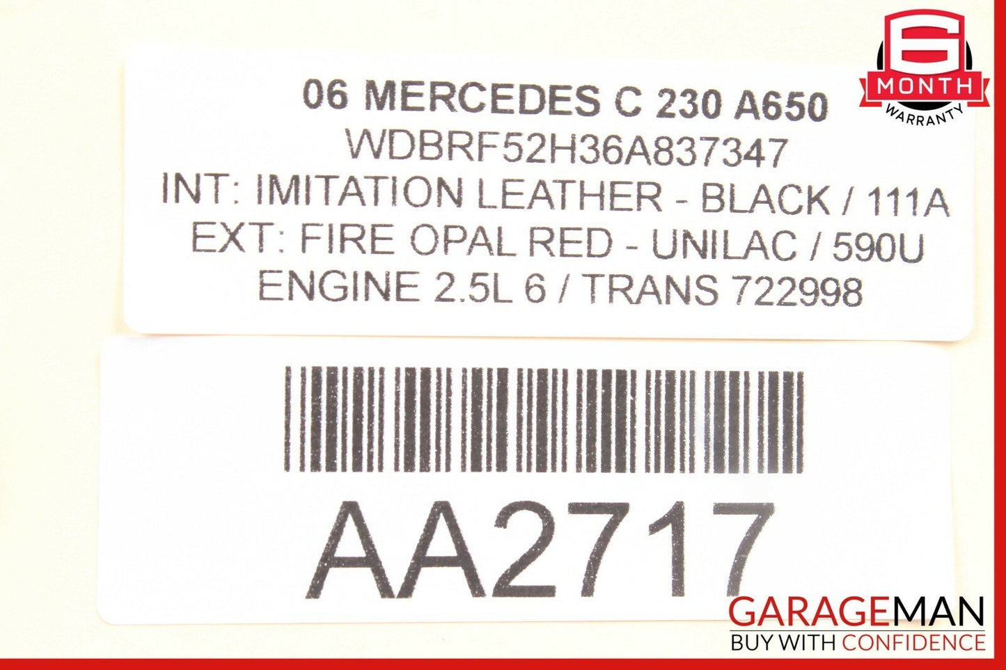 01-07 Mercedes W203 C230 C240 Front Left Side Door Control Module Unit OEM