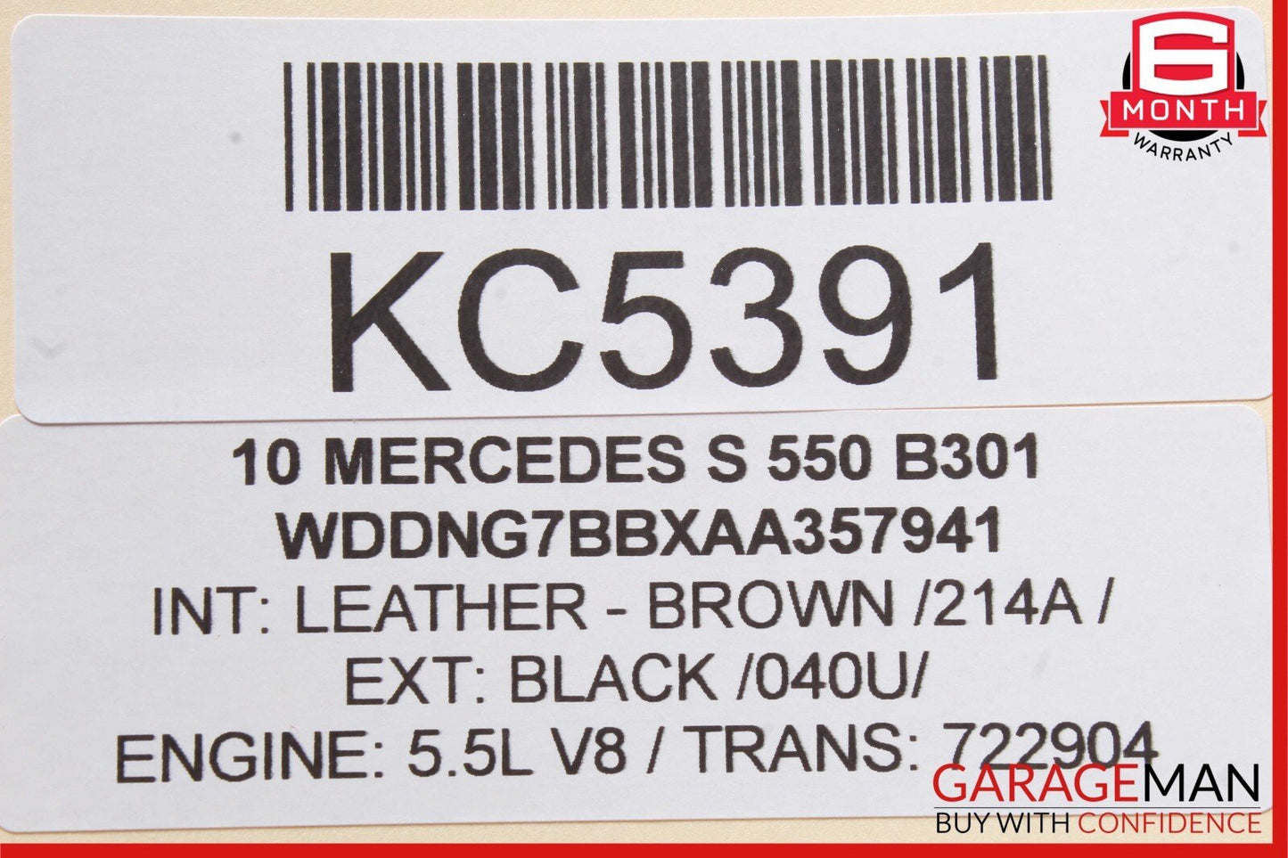 10-13 Mercedes W221 S550 S63 AMG Rear Right Door Control Module OEM