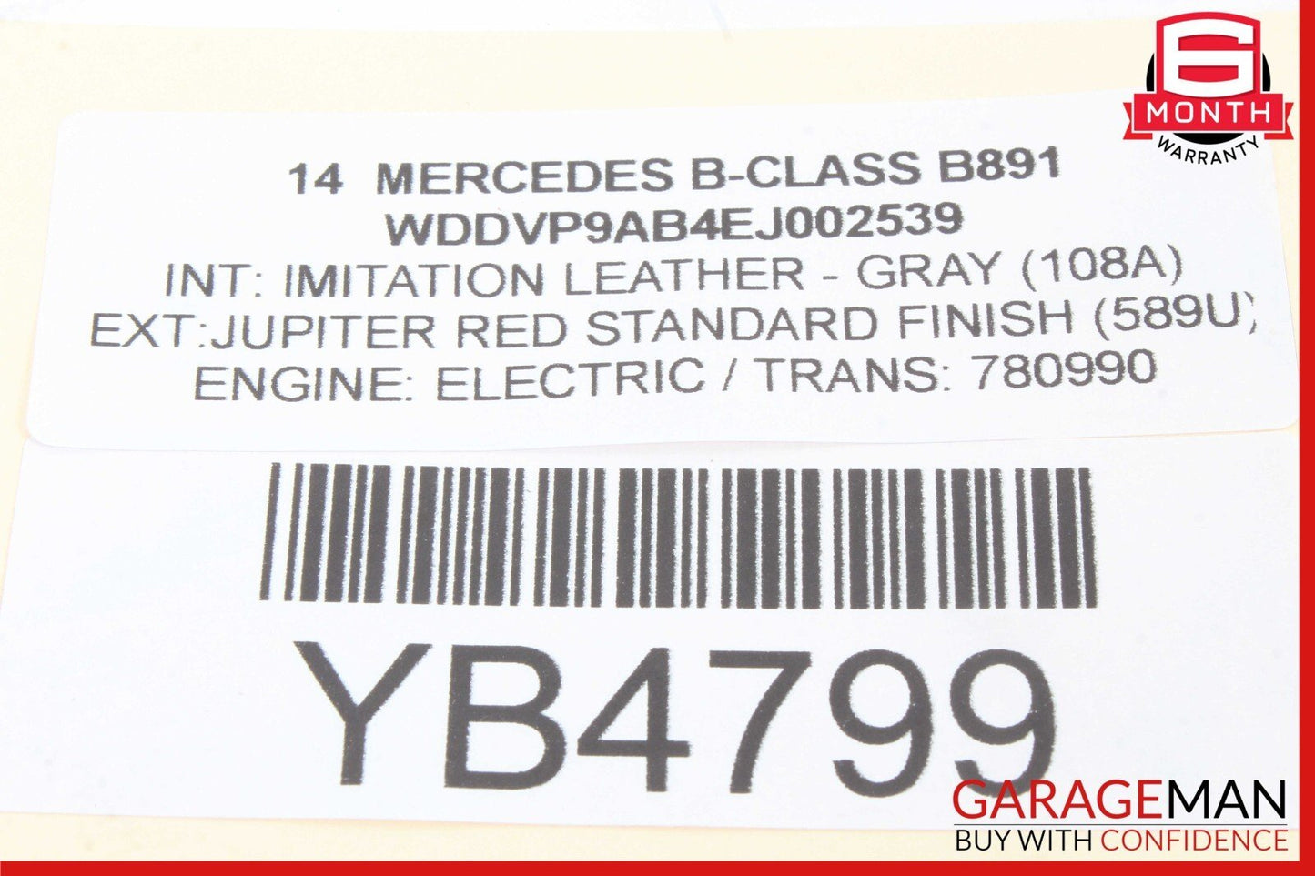 12-14 Mercedes B-Class W242 W246 B250 Front Left Side Door Lock Latch Actuator