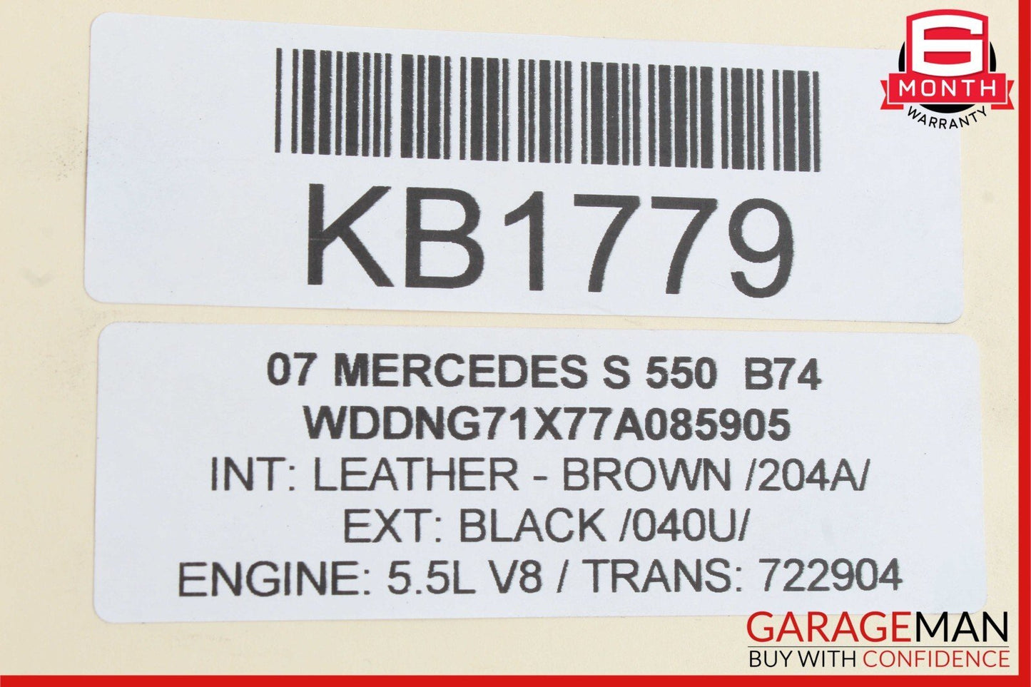 07-14 Mercedes S400 S550 CL63 AMG Front Right Passenger Door Lock Latch Actuator