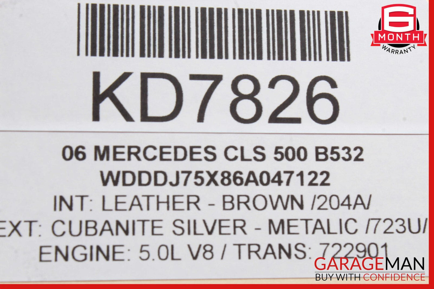 06-11 Mercedes W219 CLS500 Front Left Driver Side Door Control Module OEM