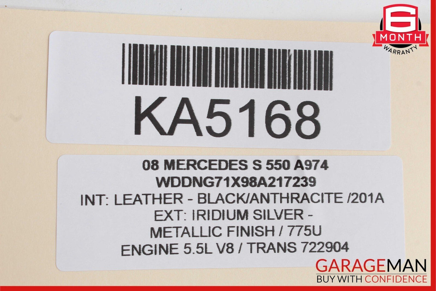 07-14 Mercedes W221 S550 Steering Column Combination Switch Assembly OEM