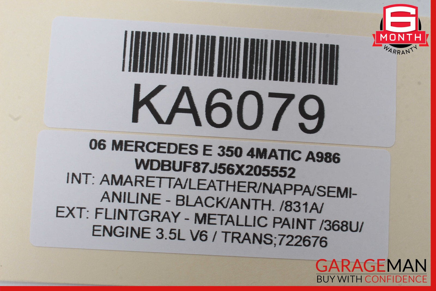 03-11 Mercedes R171 SLK350 E350 Front Right Side Under Seat Control Module OEM