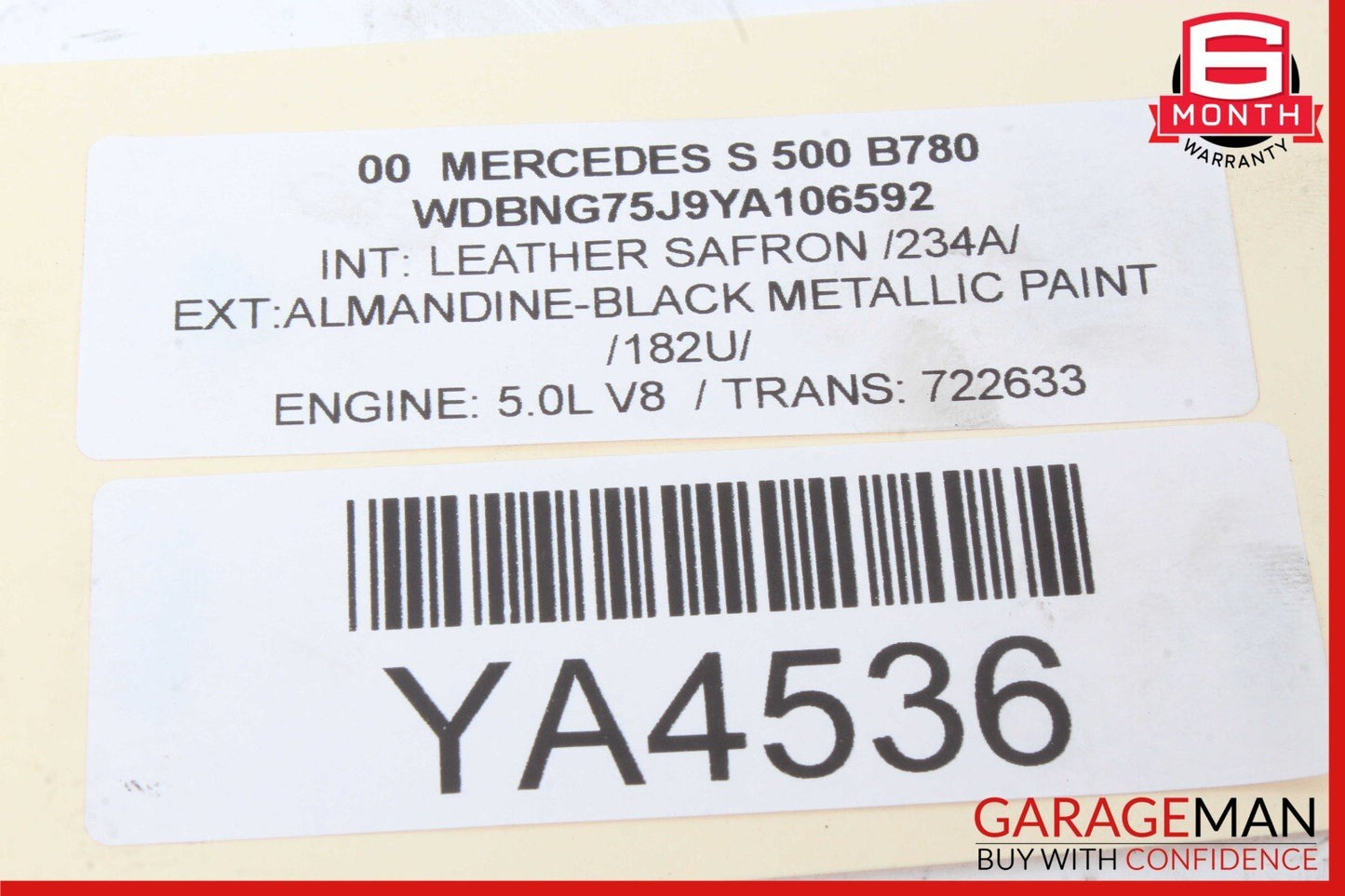05-11 Mercedes W211 E350 C350 Engine Upper Oil Sump Baffle Pan 2720142102 OEM