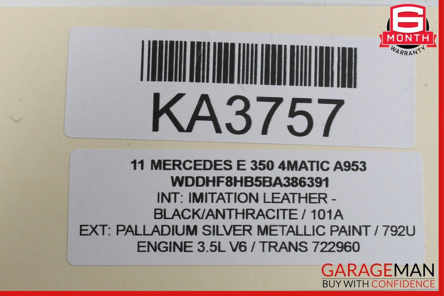 10-16 Mercedes W212 E350 E550 Rear Right Side Door Lock Latch Actuator OEM