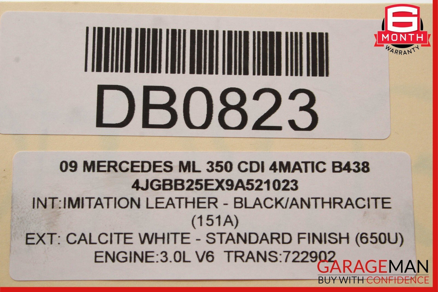 06-13 Mercedes W164 ML350 GL450 AC Air A/C Condenser Cooler 2515000054 OEM