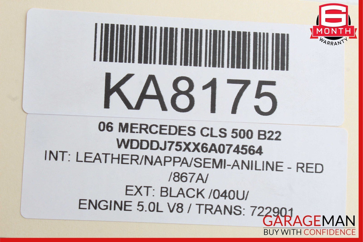 06-11 Mercedes W219 CLS500 Rear Right Passenger Door Lock Latch Actuator OEM