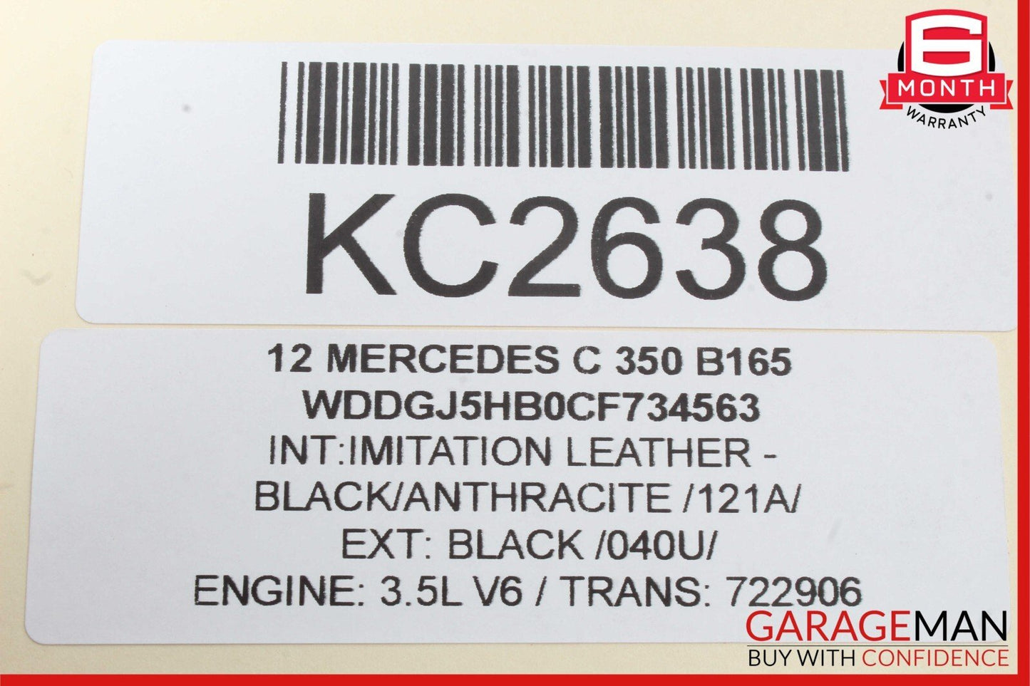 12-16 Mercedes W204 C350 SLK350 ML350 GLE350 3.5L Engine Starter Motor OEM
