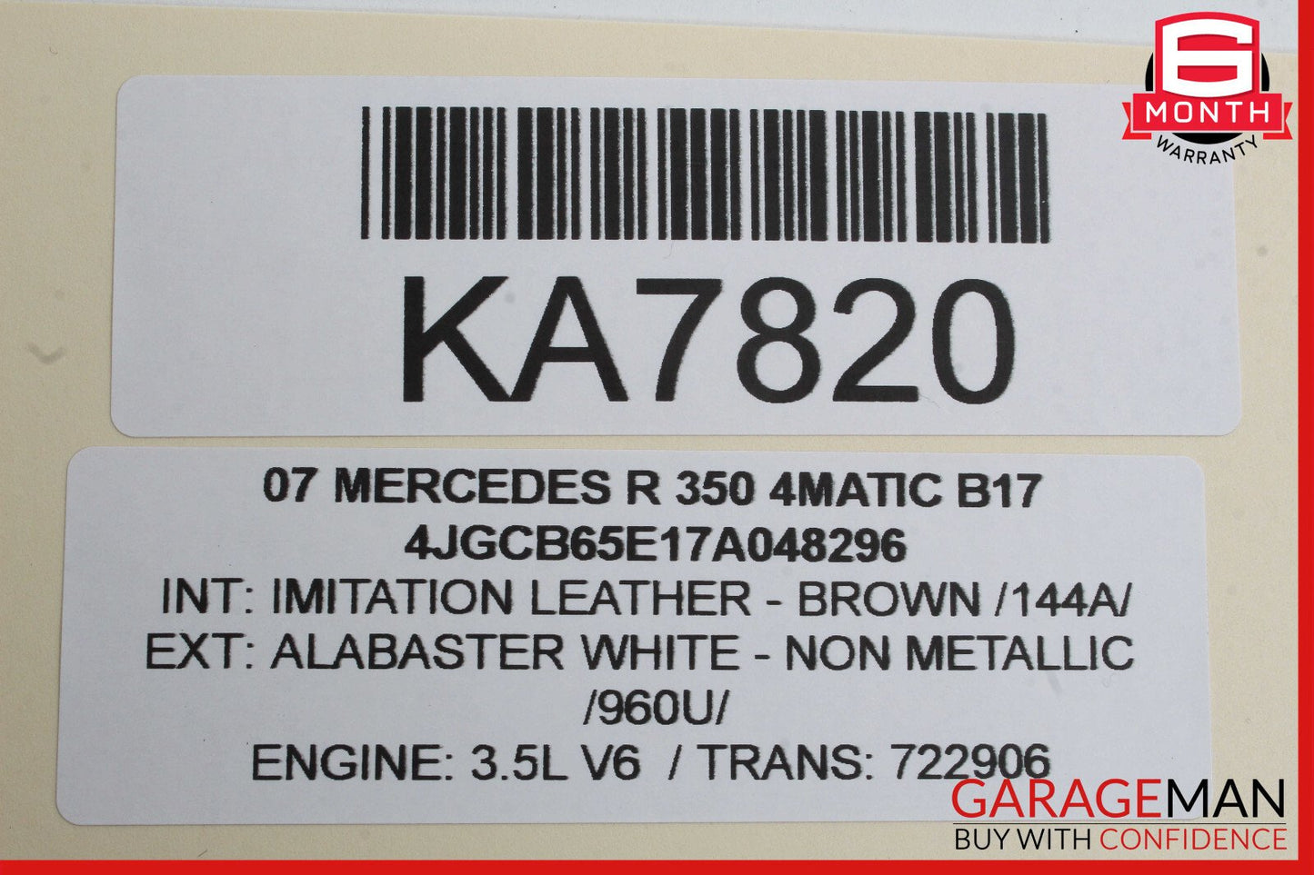 06-13 Mercedes W251 R350 GL450 Front Right Side Door Control Module OEM