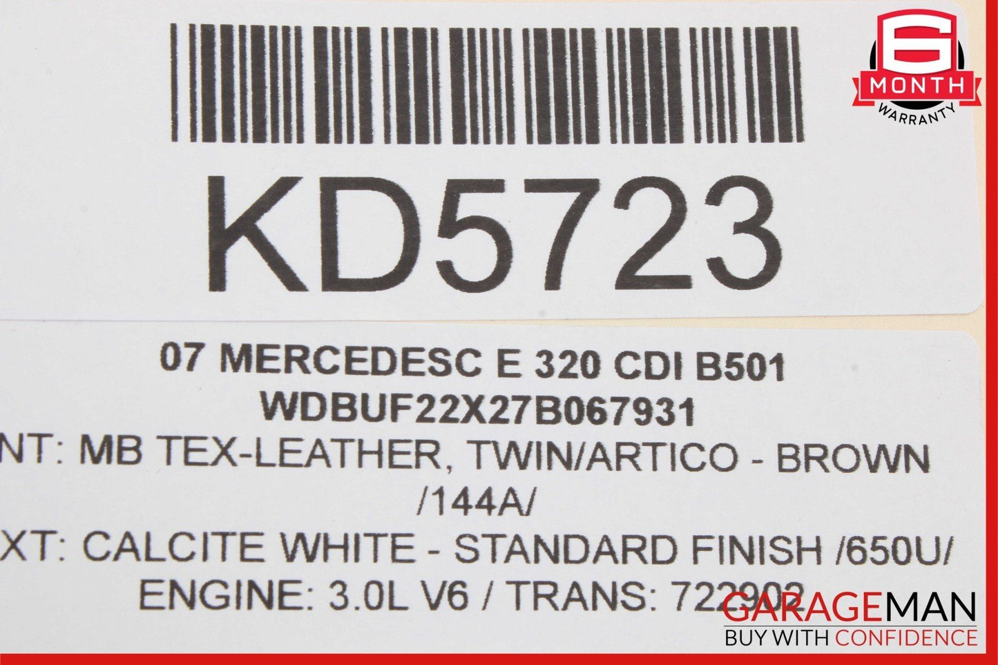 03-09 Mercedes W211 E320 E550 Front Left Keyless Go Door Lock Latch Actuator OEM