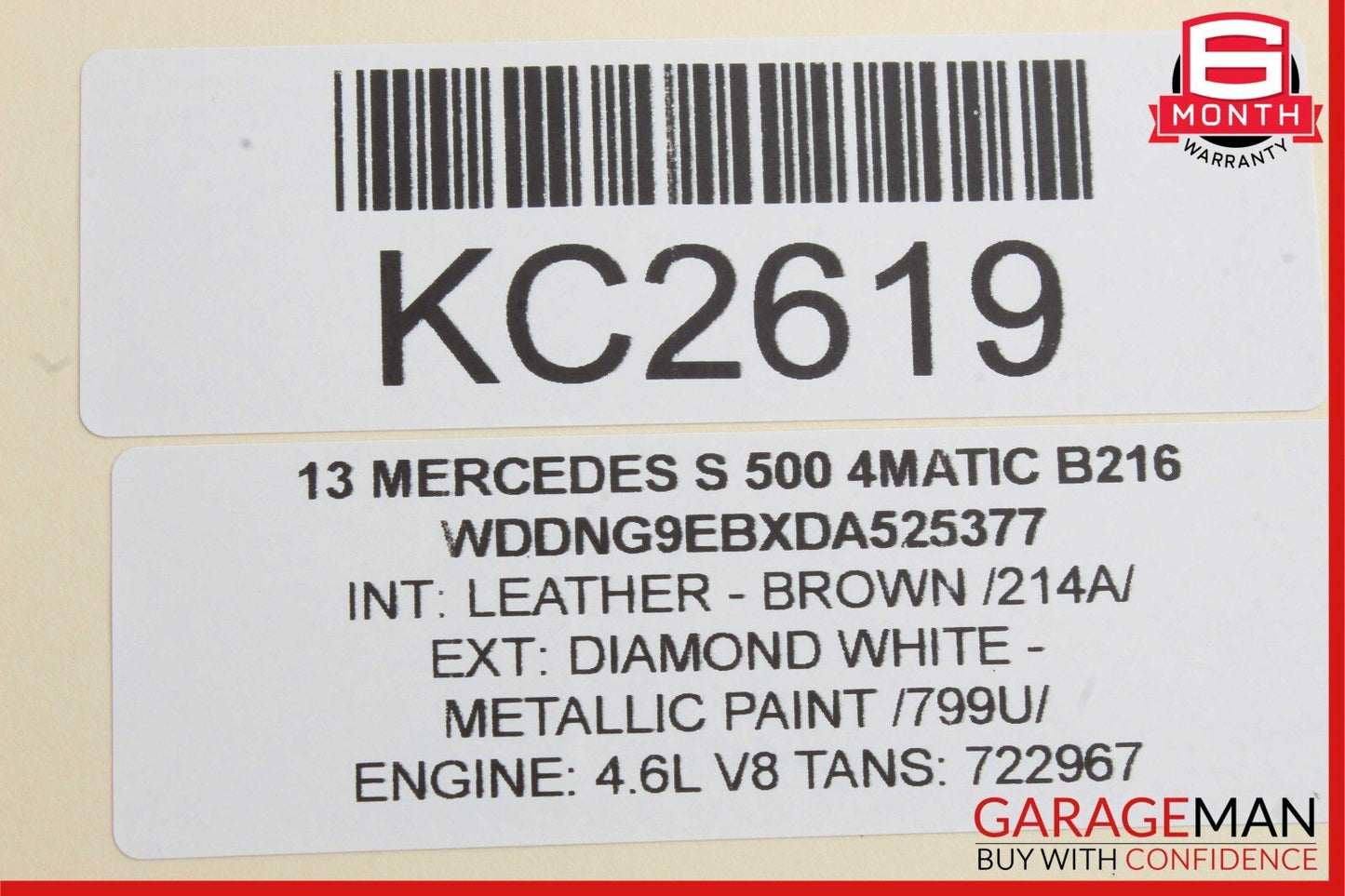 11-14 Mercedes W221 S500 4MATIC Right Turbocharger Turbo Charger Manifold OEM