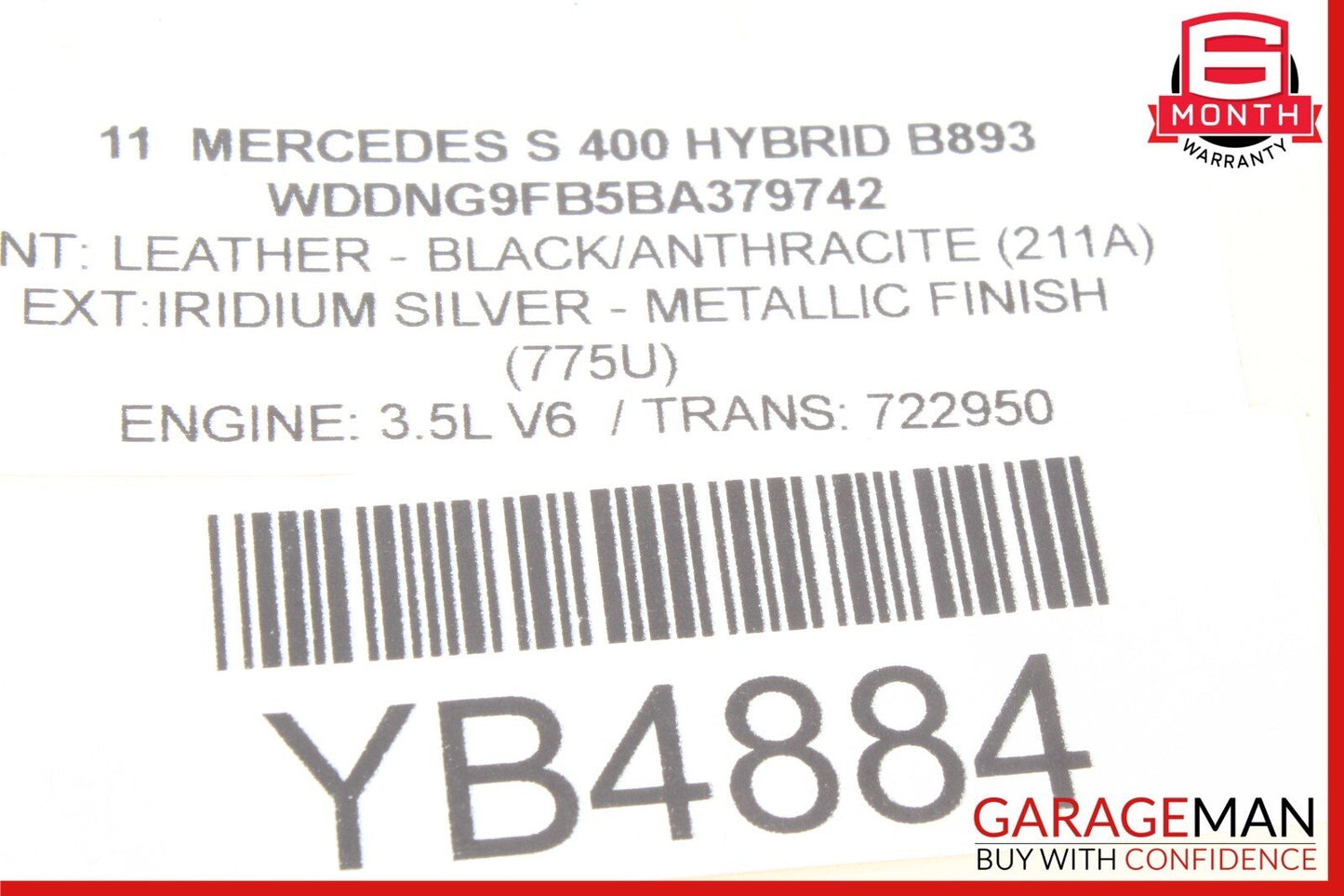 06-13 Mercedes W221 S400 E350 Front Right Engine Timing Chain Cover Plate OEM