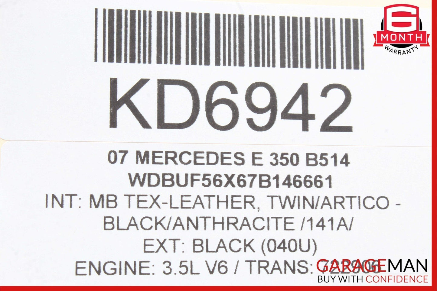 06-15 Mercedes W211 E350 SLK300 C300 Engine Oil Separator Cover 2720160134 OEM