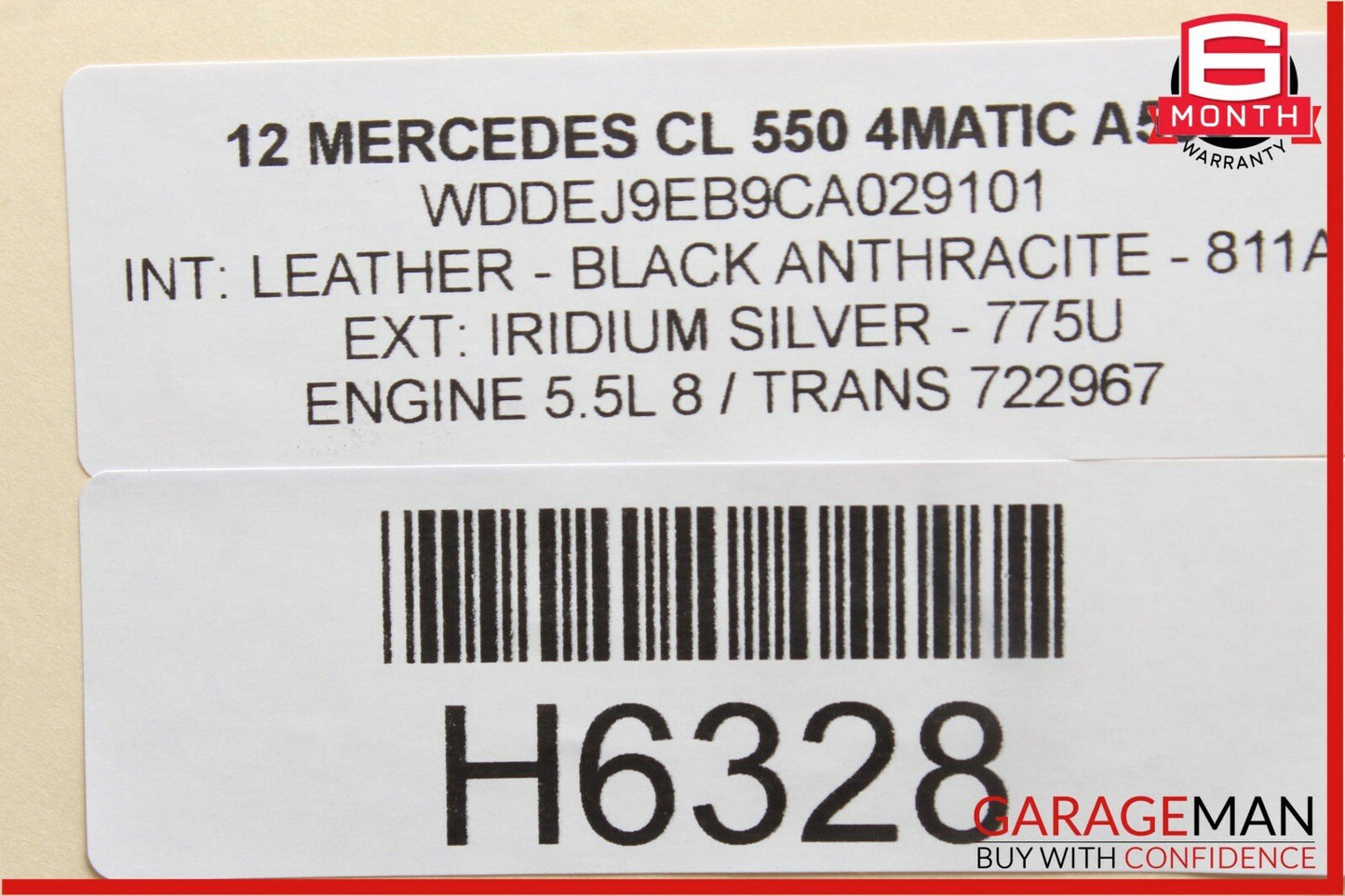 07-14 Mercedes W216 CL550 S550 S63 AMG Headlight Switch Night Vision Control OEM