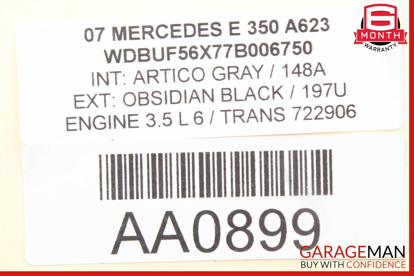 03-09 Mercedes W211 E350 E63 AMG Front Left Driver Side Door Control Module Unit