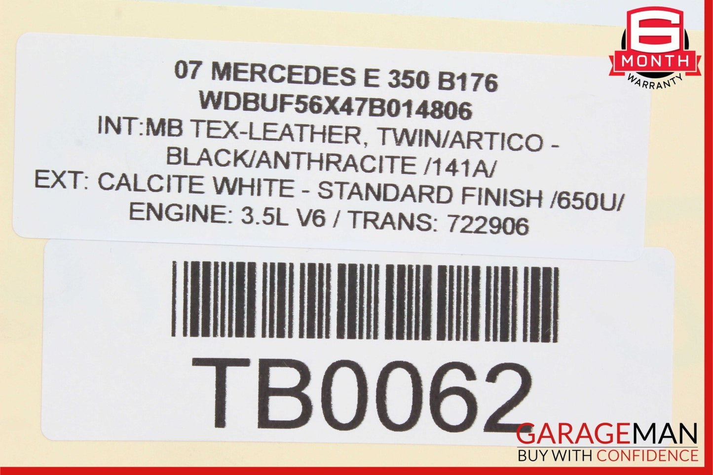 03-11 Mercedes W219 CLS550 E320 E350 RWD Front Right Lower Rearward Control Arm